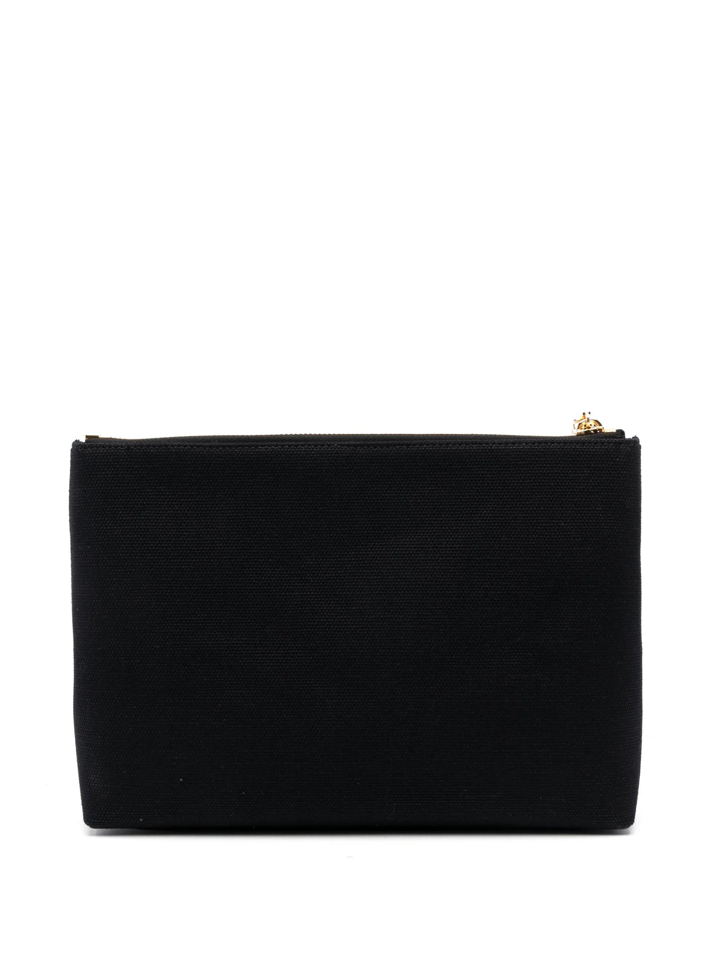 logo-print clutch bag