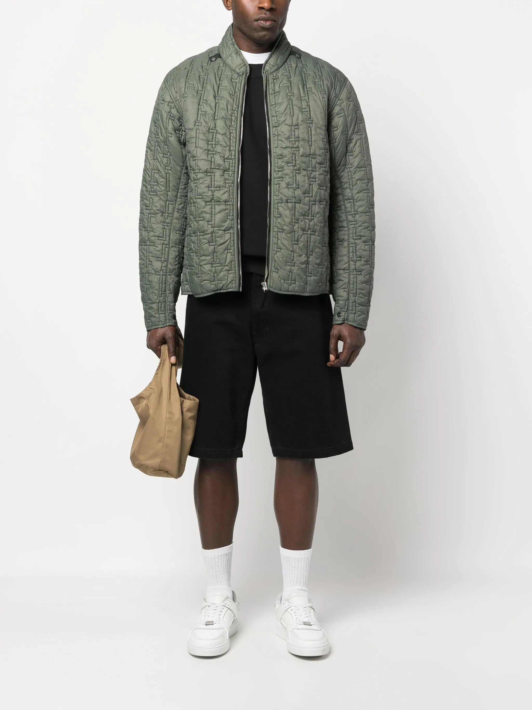 matelassé quilted jacket