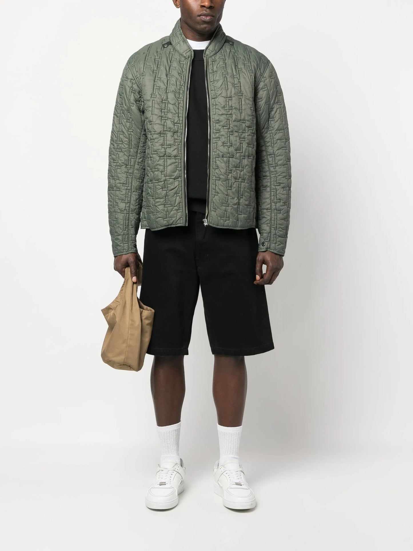 matelassé quilted jacket