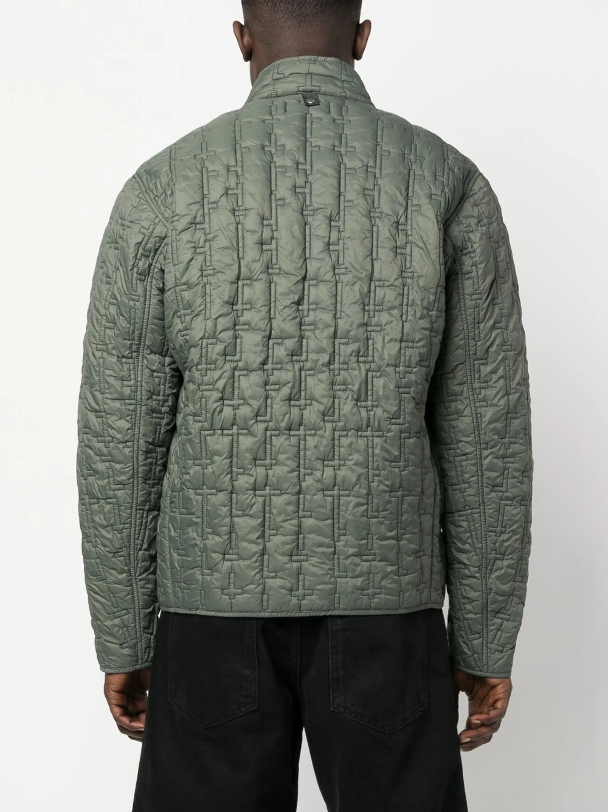 matelassé quilted jacket