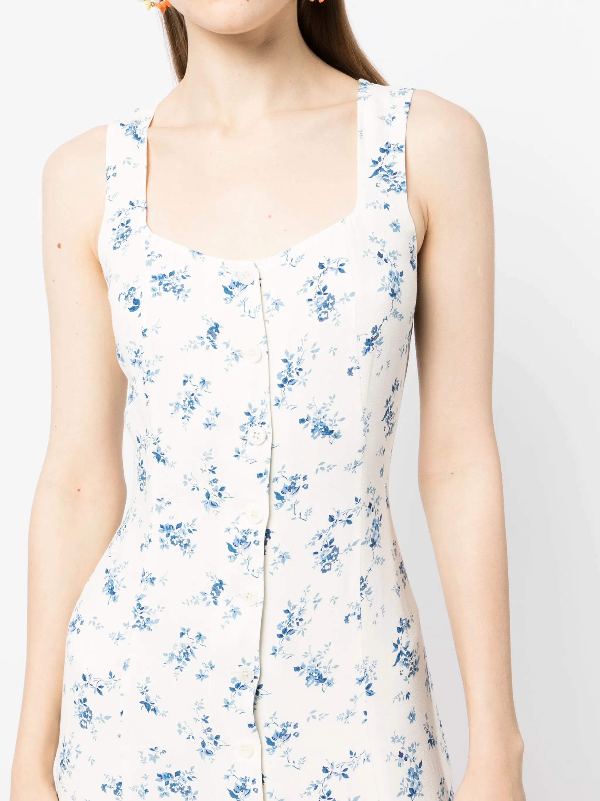 Londyn floral-print midi dress