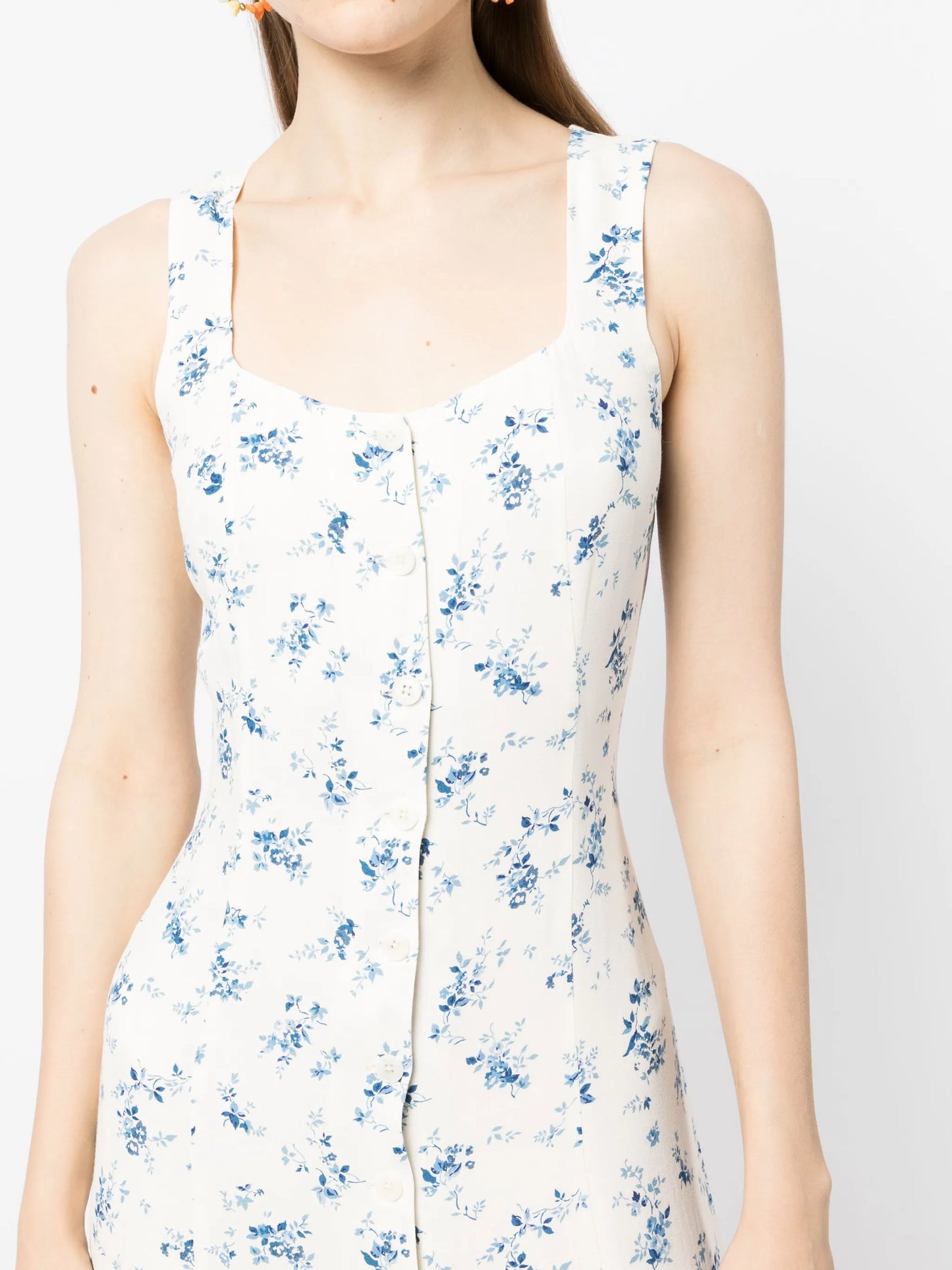 Londyn floral-print midi dress