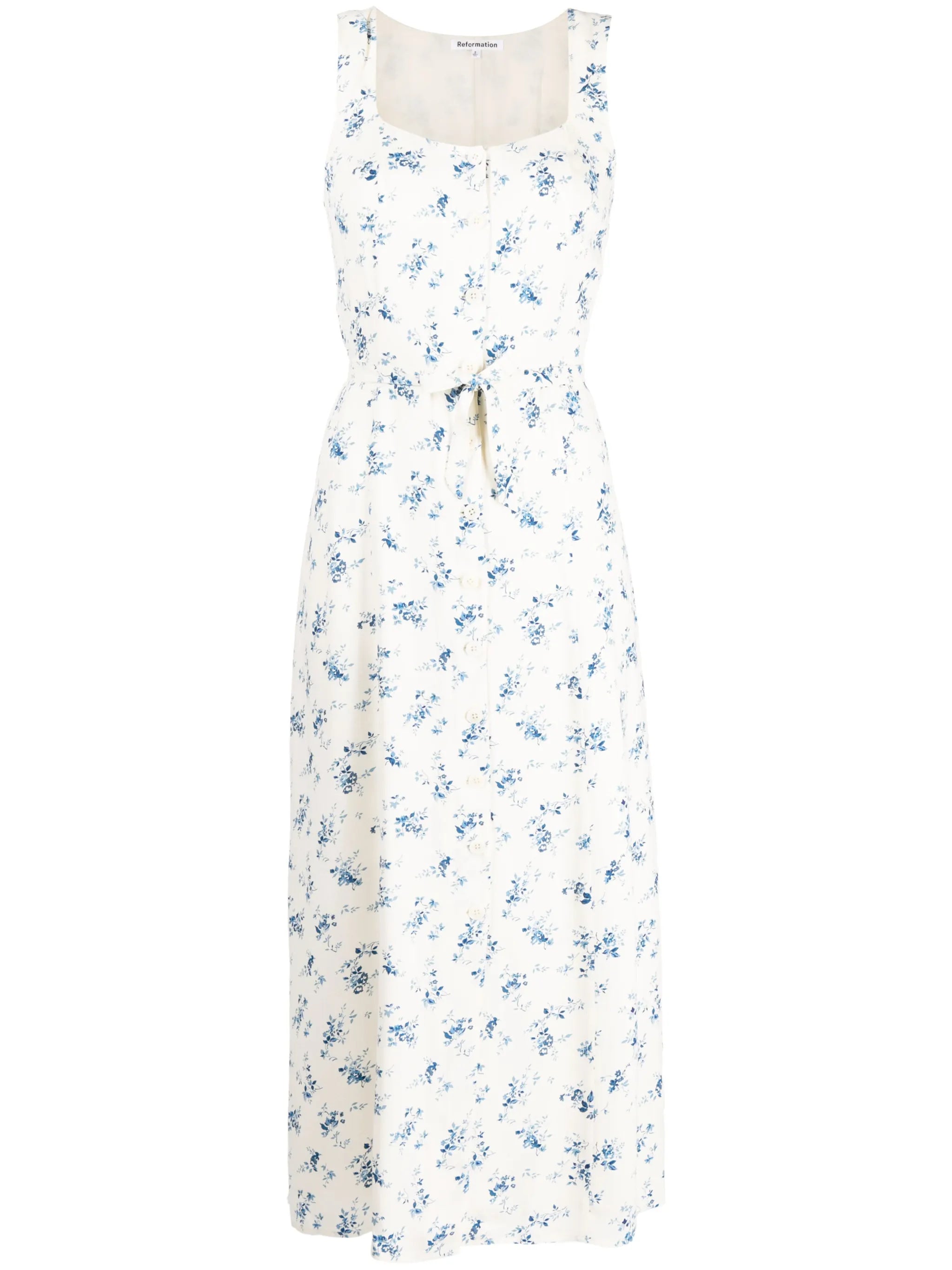 Londyn floral-print midi dress