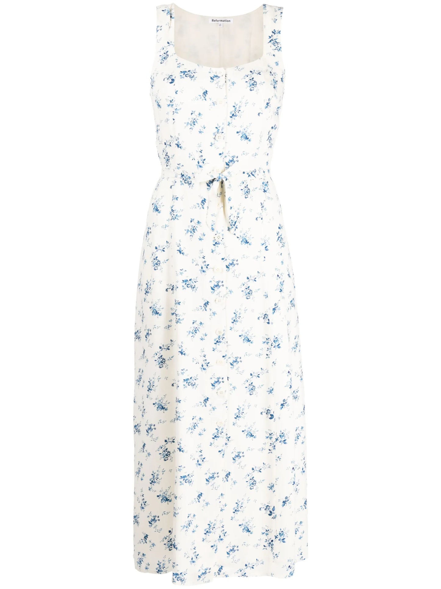 Londyn floral-print midi dress
