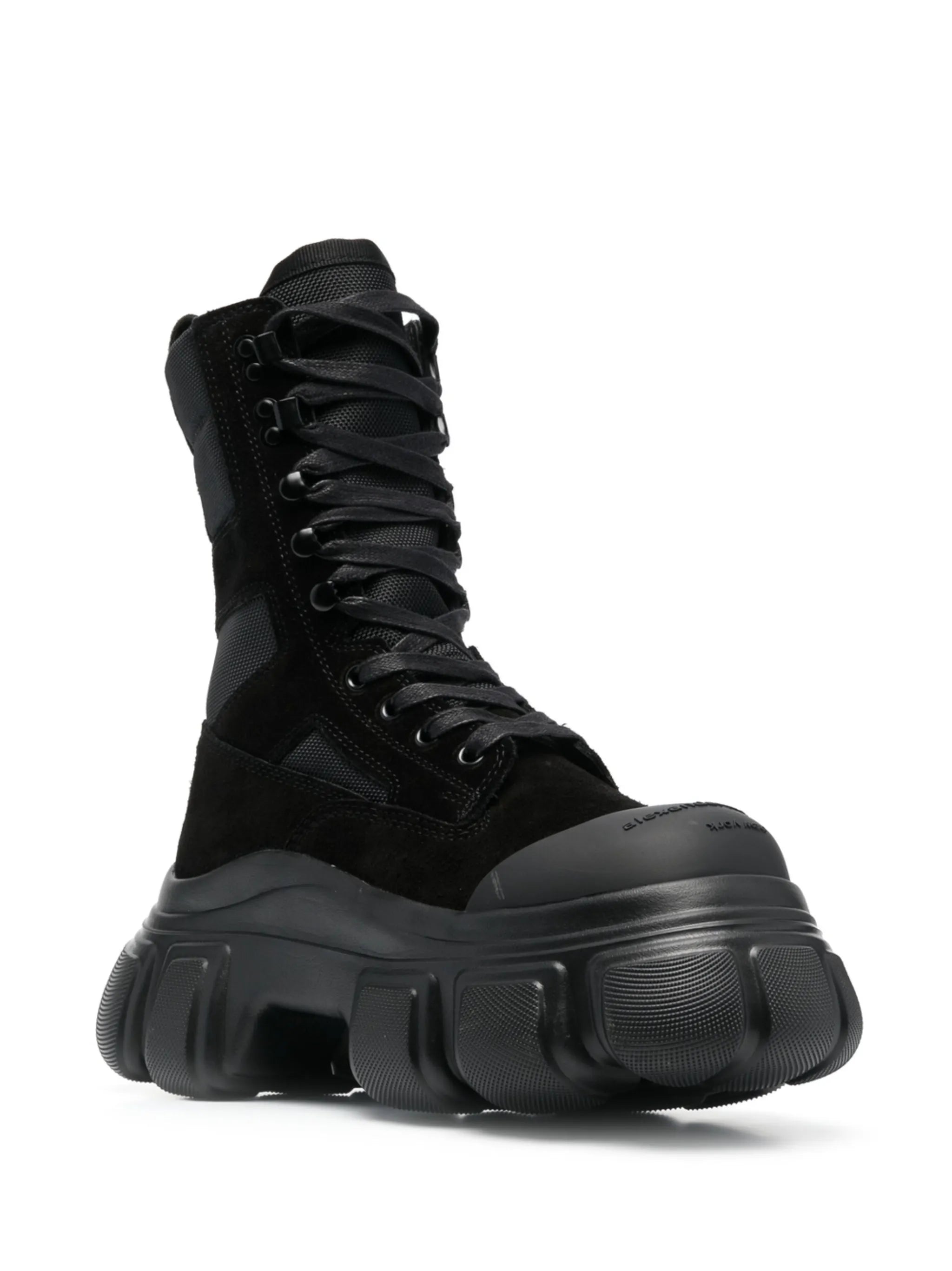 platform suede boots