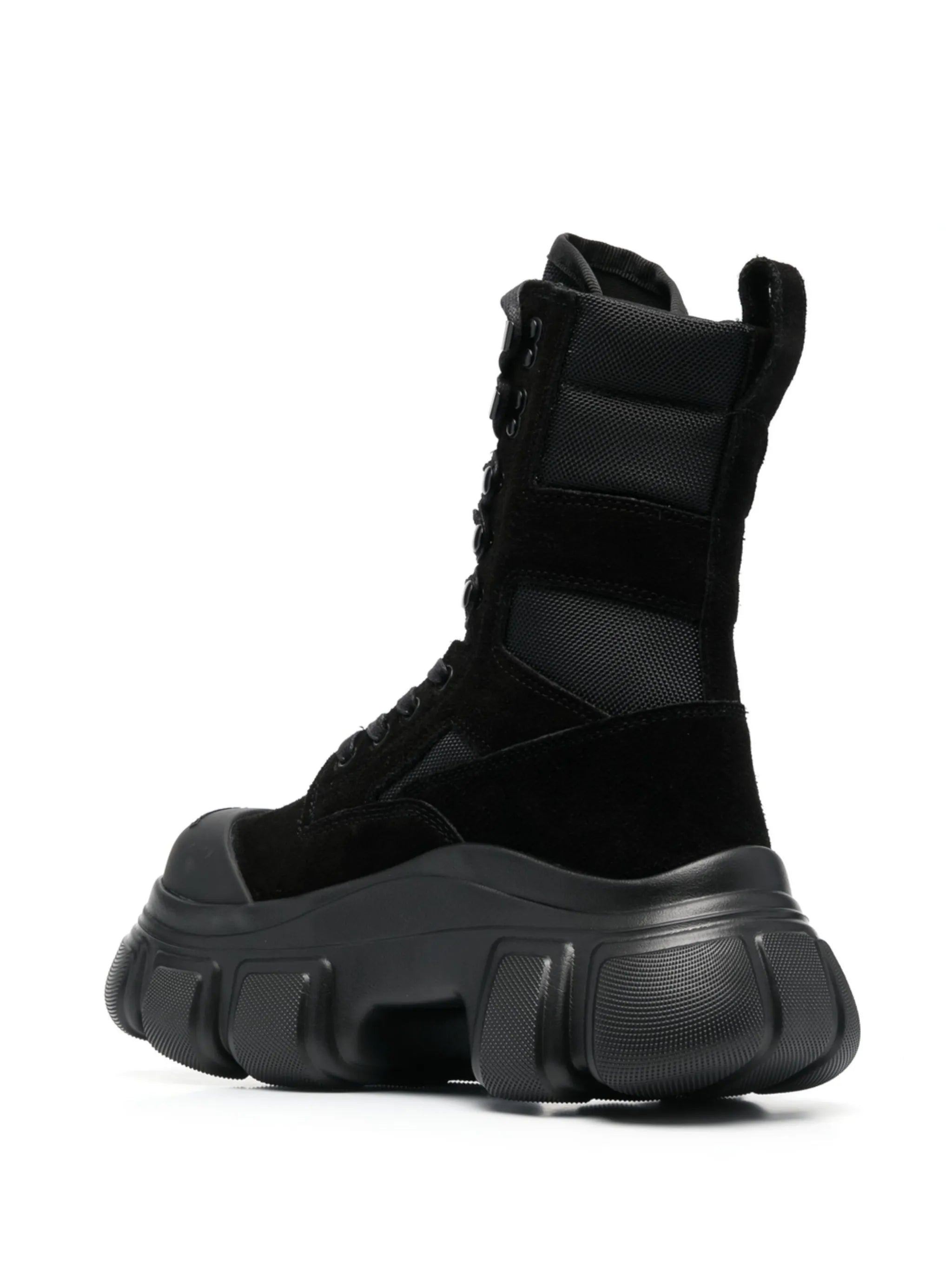 platform suede boots