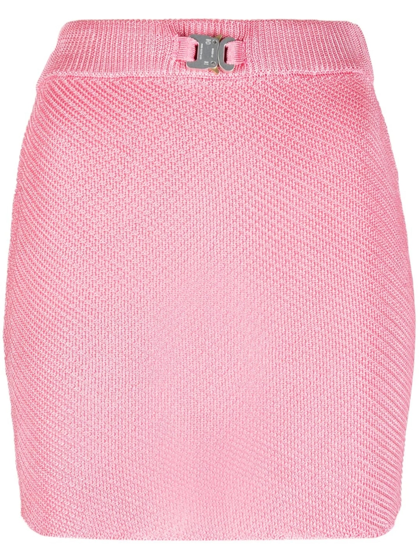 buckle-detail knit miniskirt