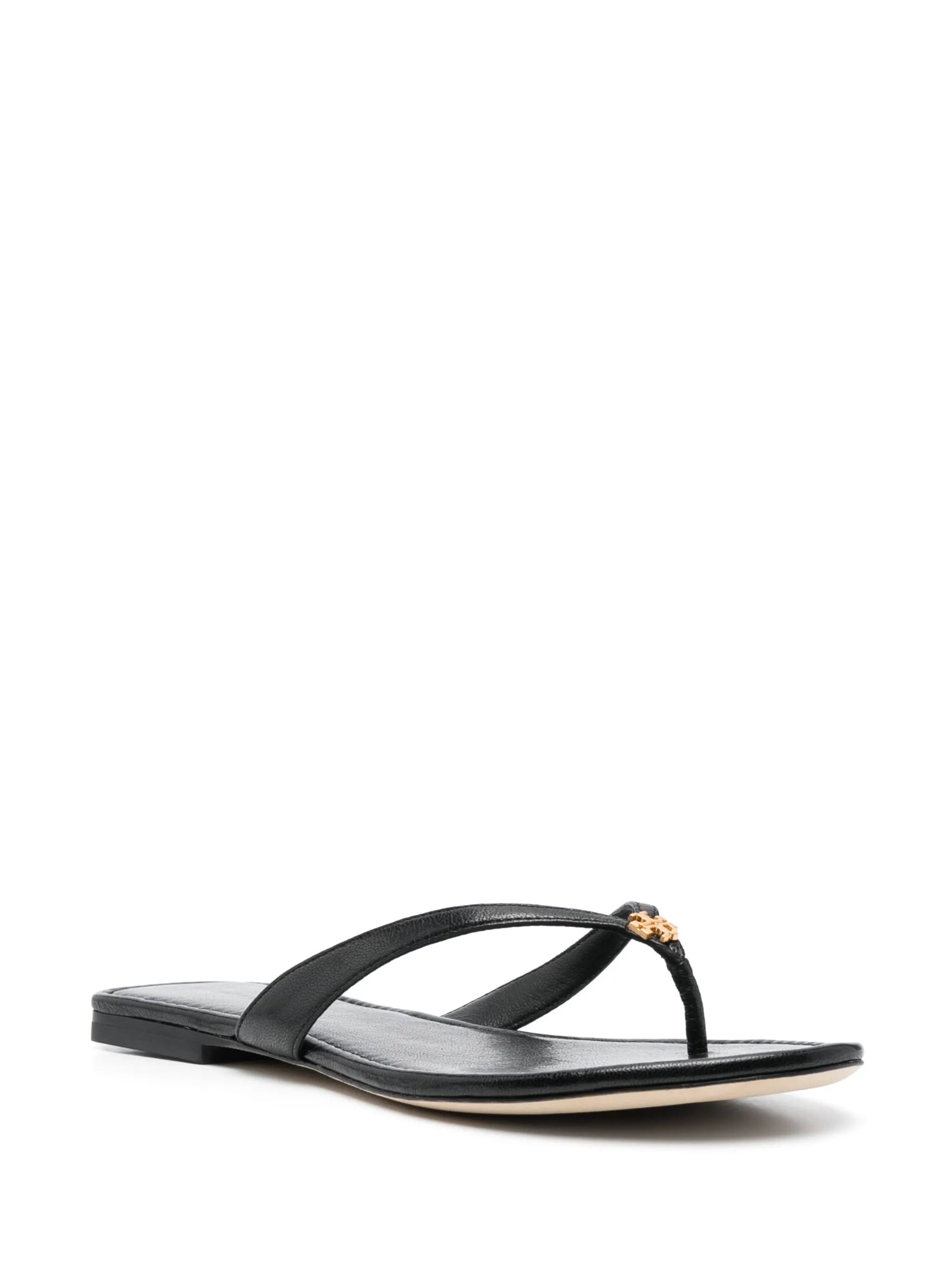 Classic leather flip flops
