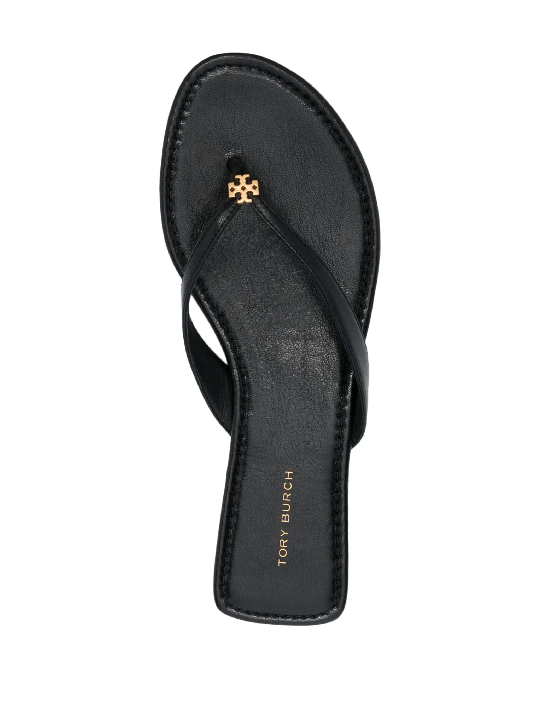 Classic leather flip flops