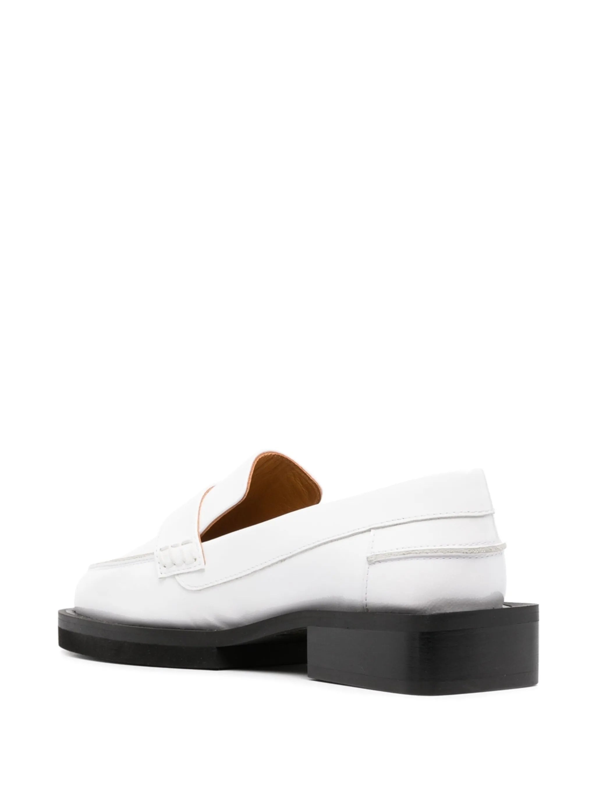 crystal-button loafers