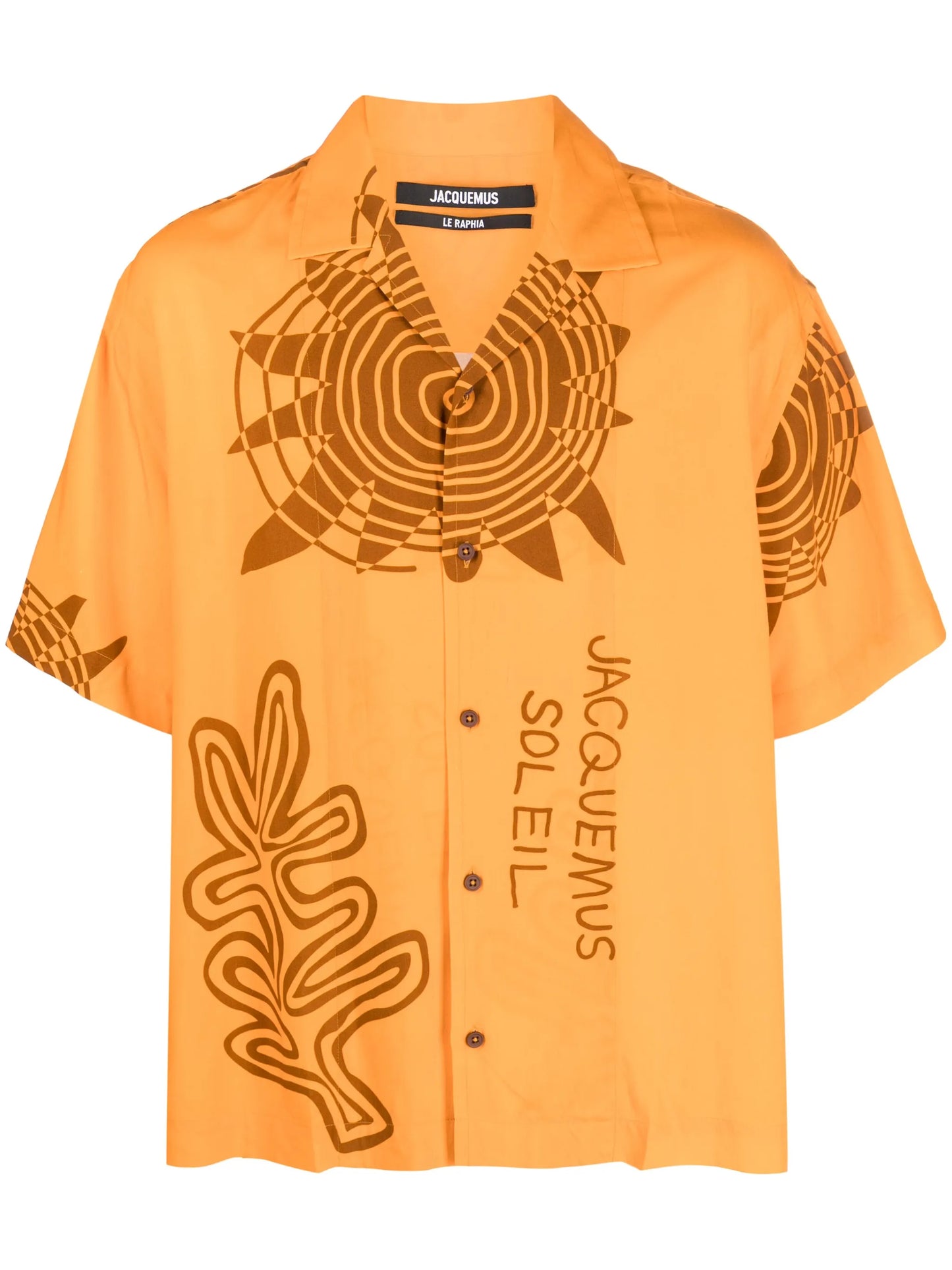 graphic-print shirt