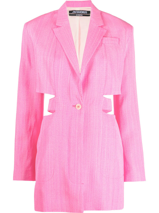 Bari cut-out tailored dress