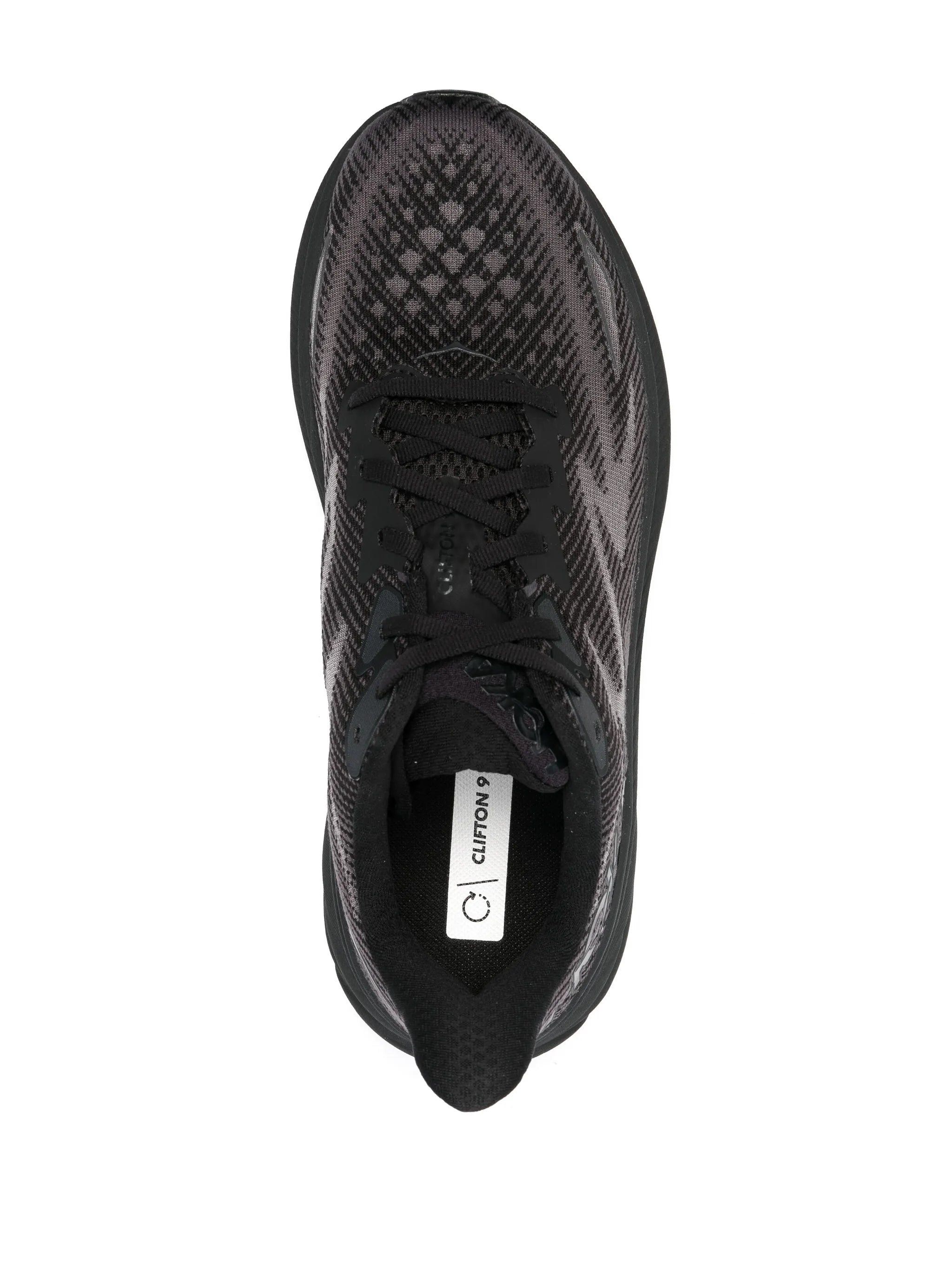 mesh-panel lace-up sneakers