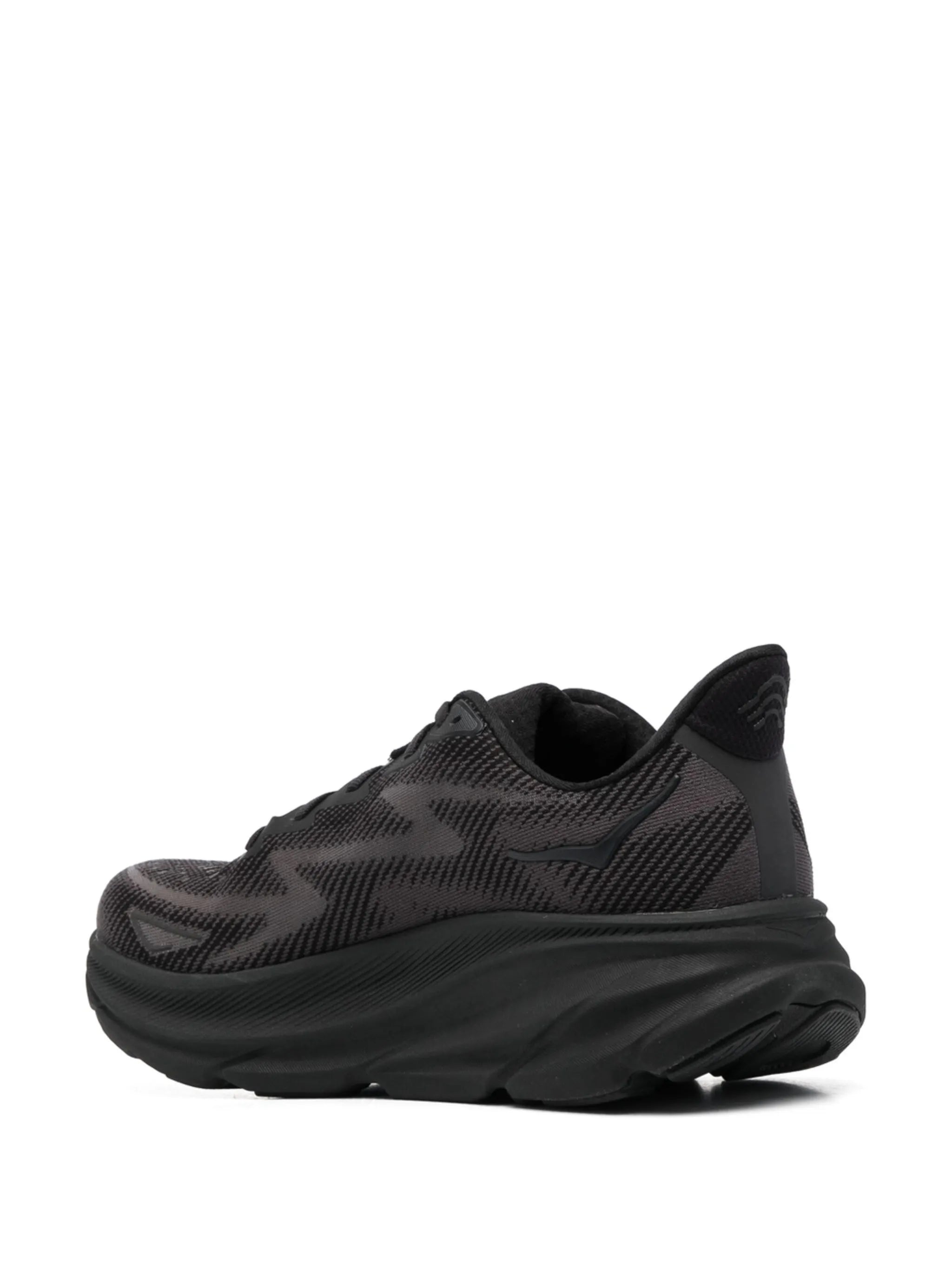 mesh-panel lace-up sneakers