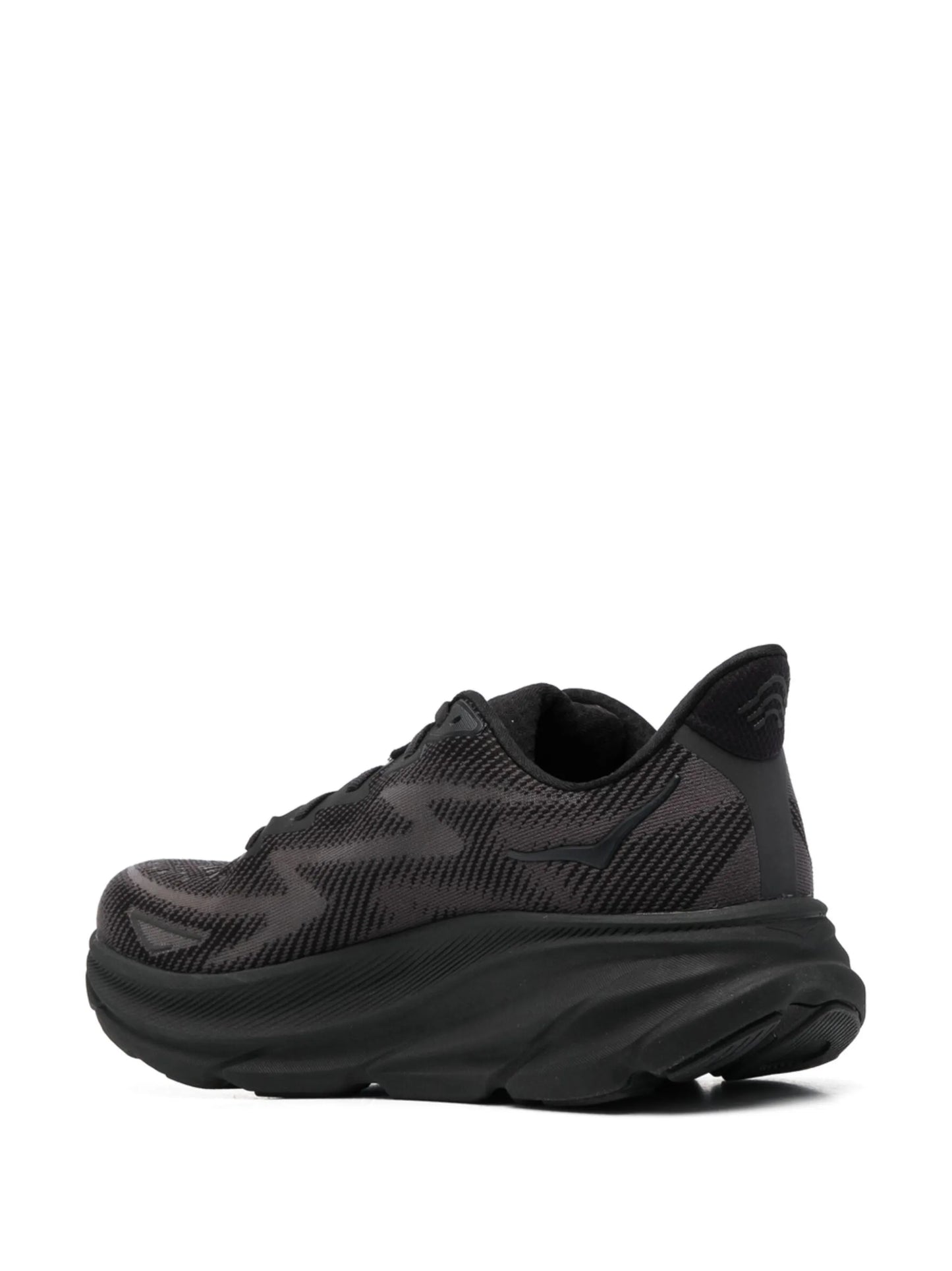 mesh-panel lace-up sneakers