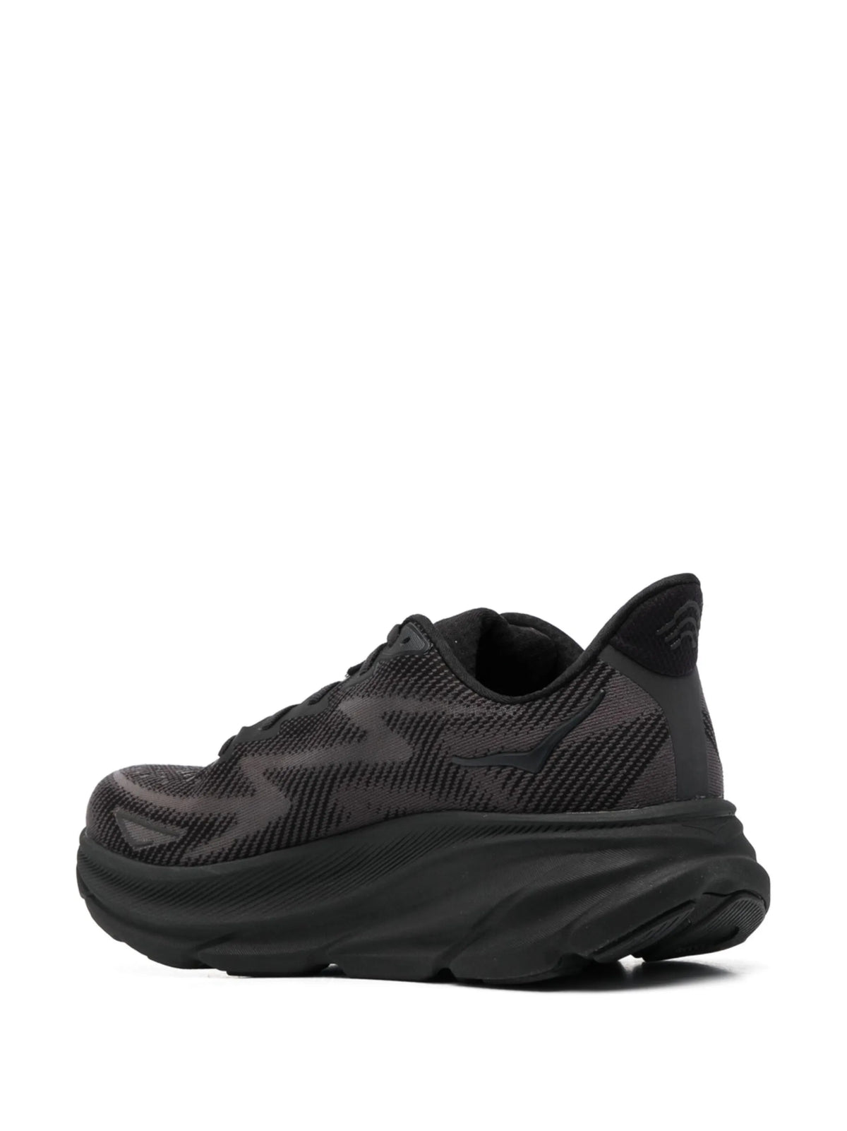 mesh-panel lace-up sneakers