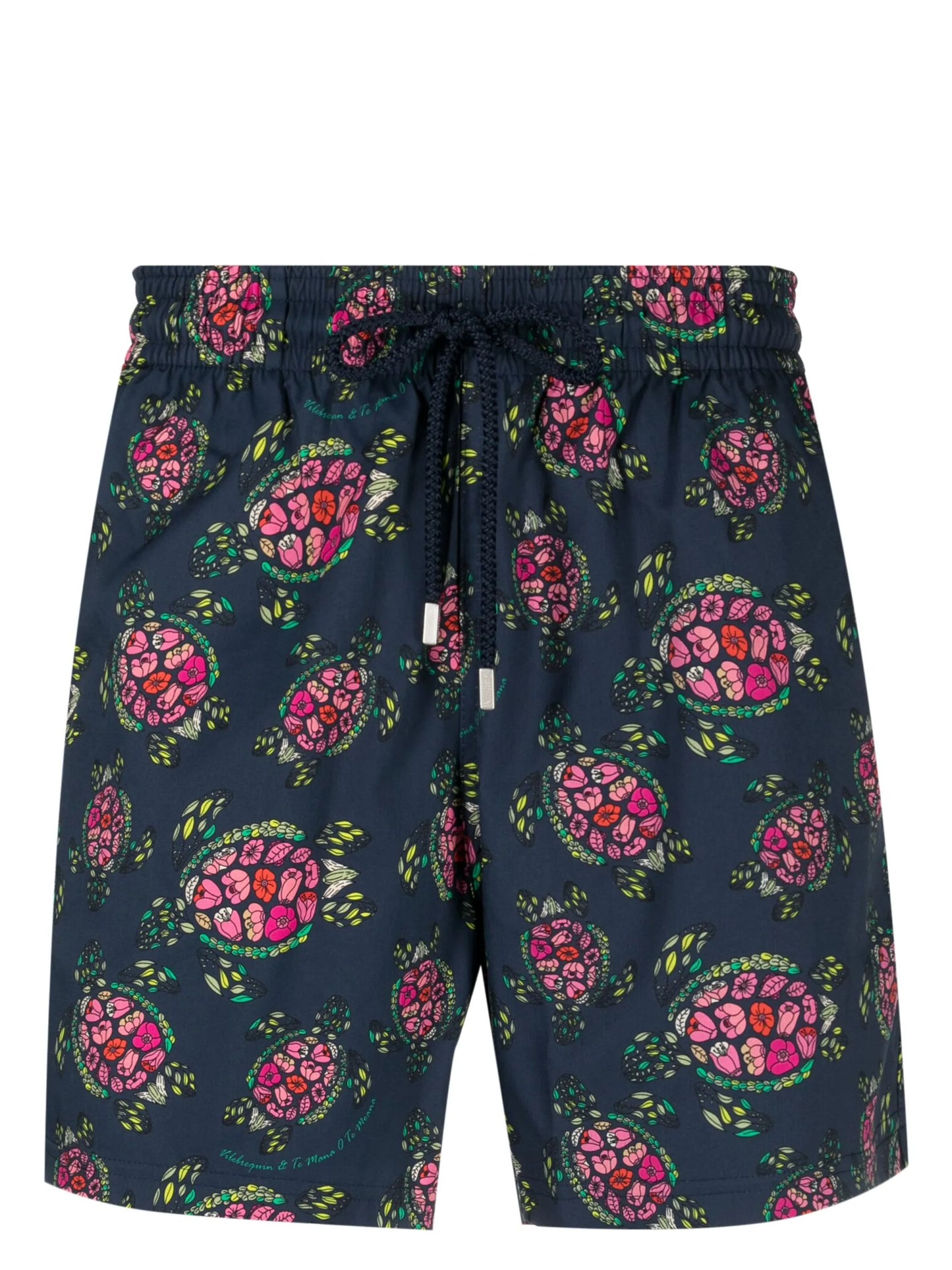 graphic-print swim shorts