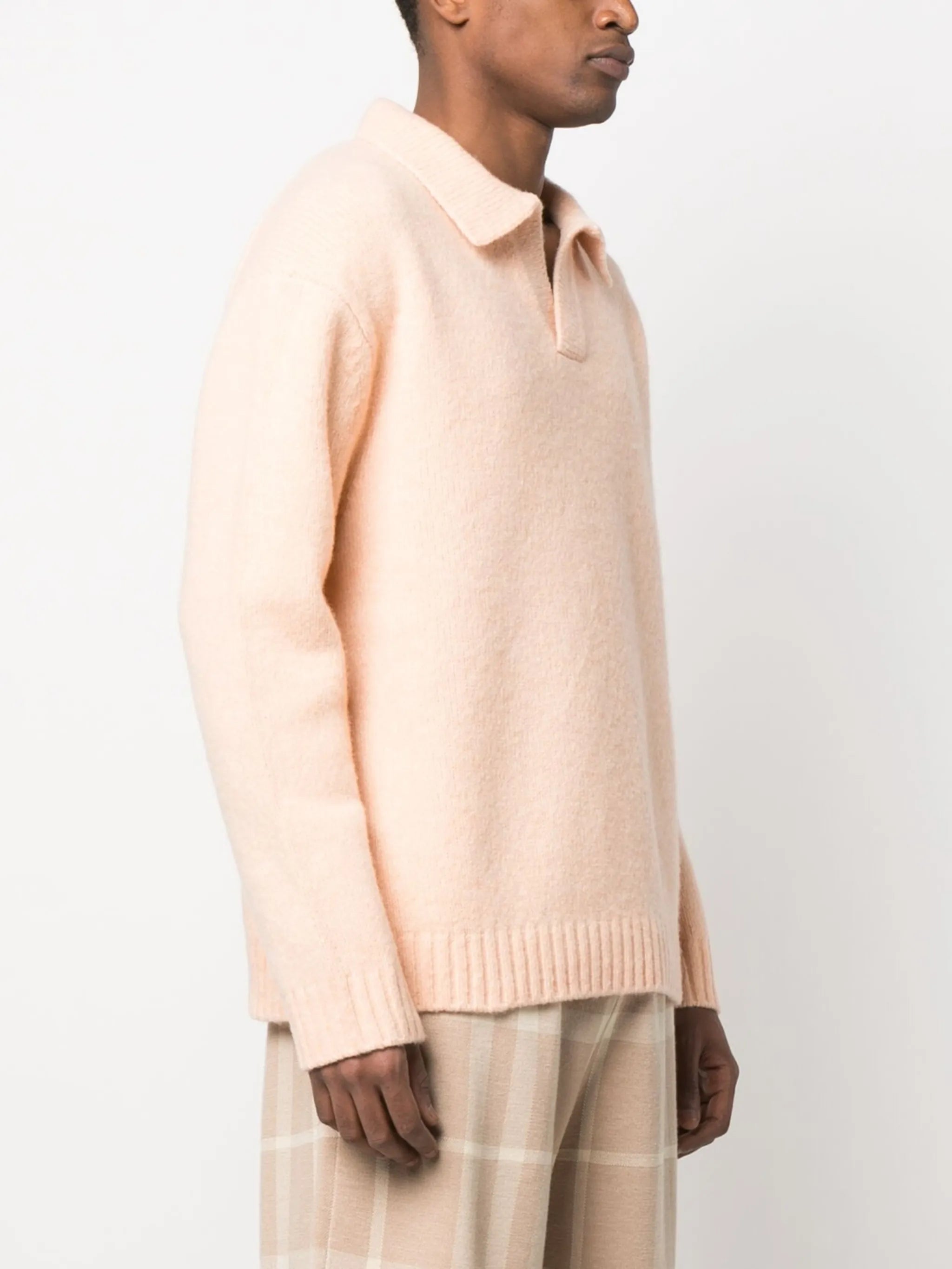 collared merino wool jumper