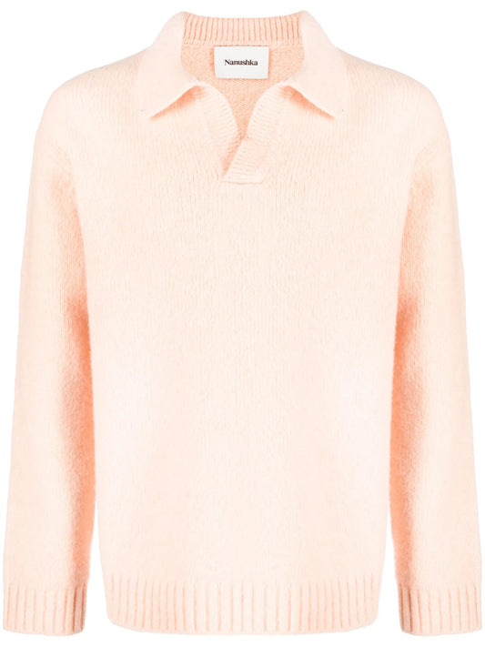 collared merino wool jumper