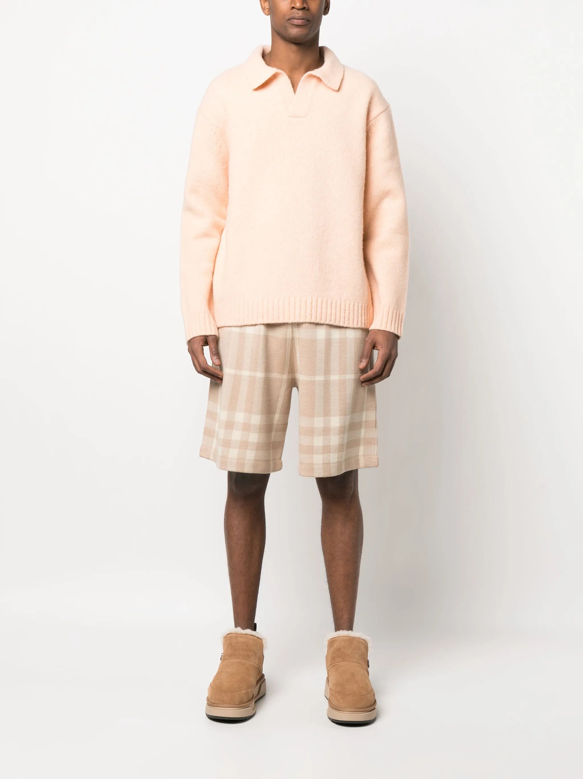 collared merino wool jumper