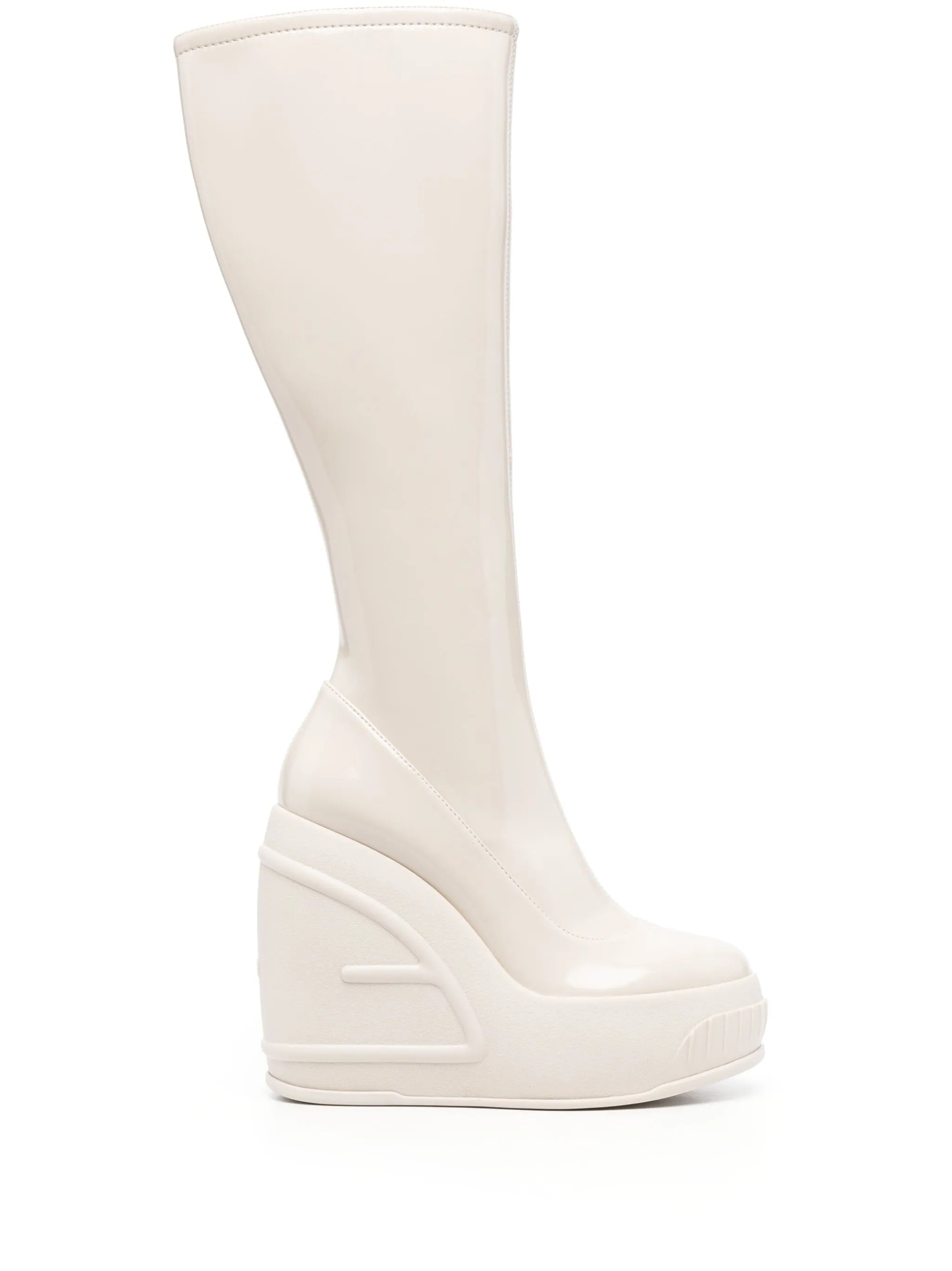 patent leather 140mm platform boots