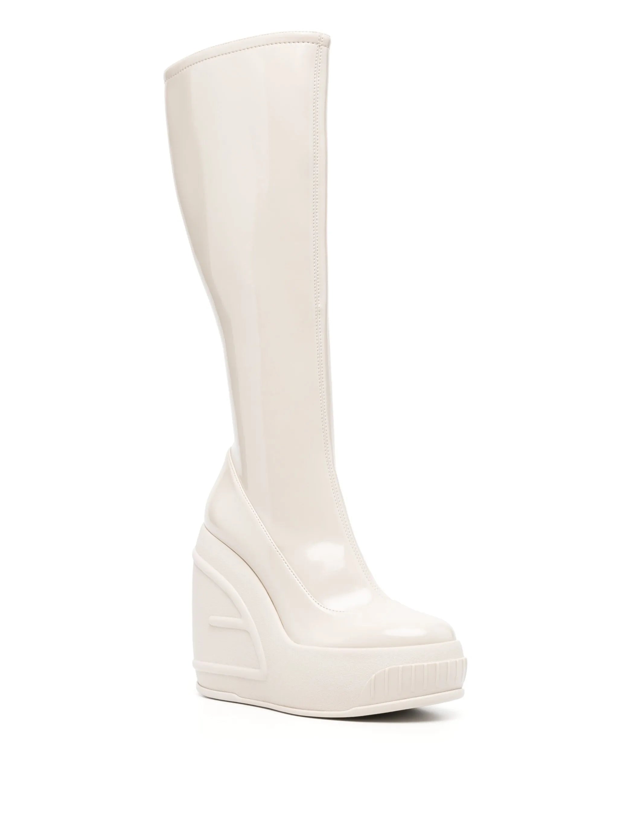 patent leather 140mm platform boots