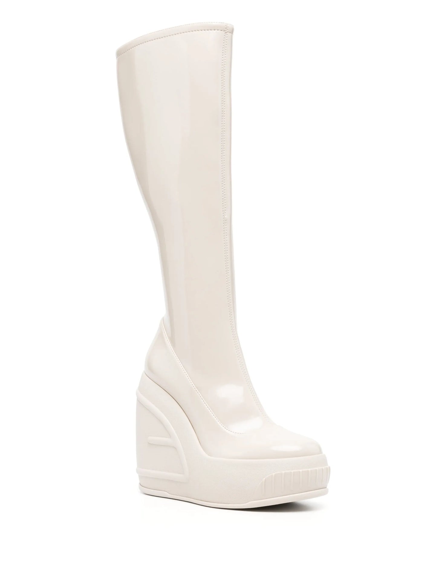 patent leather 140mm platform boots