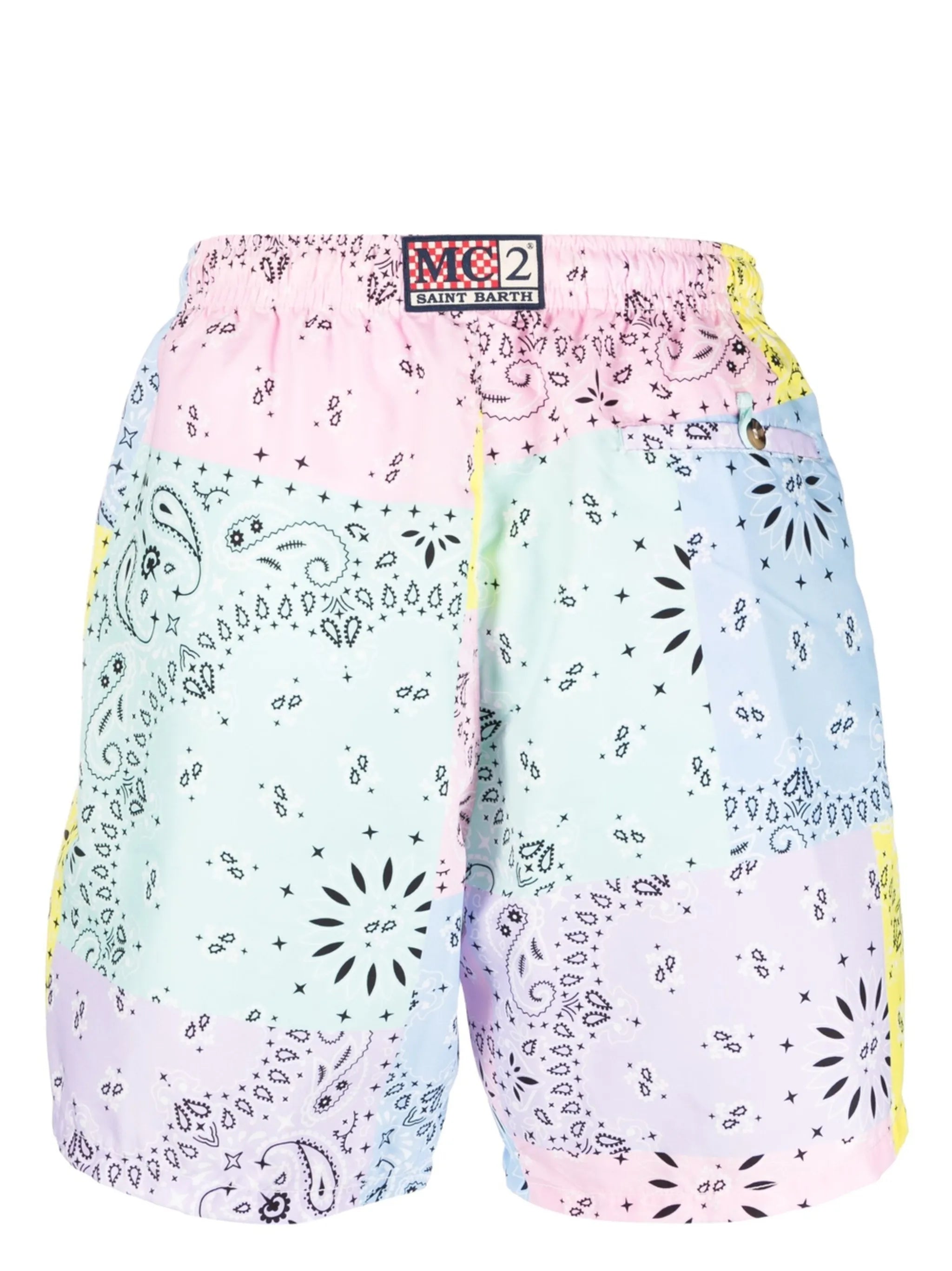 bandana-print swim shorts
