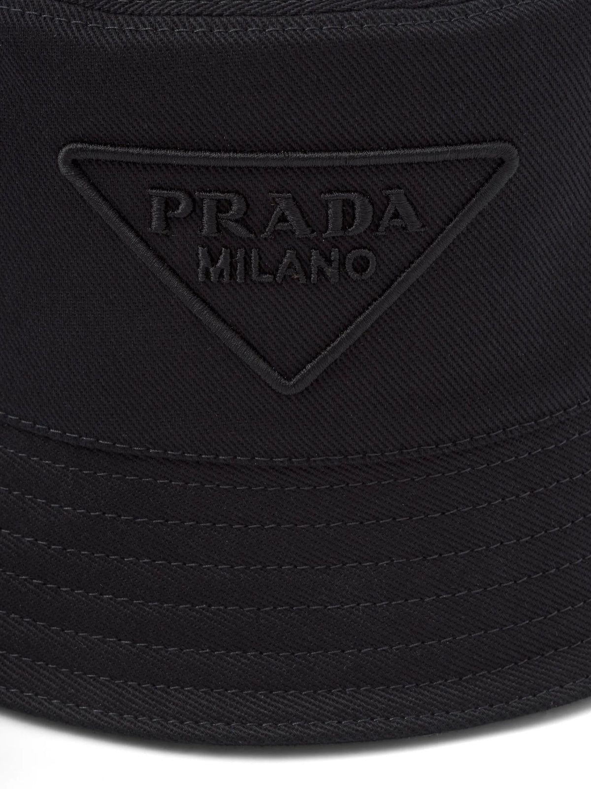 logo-embroidered bucket hat