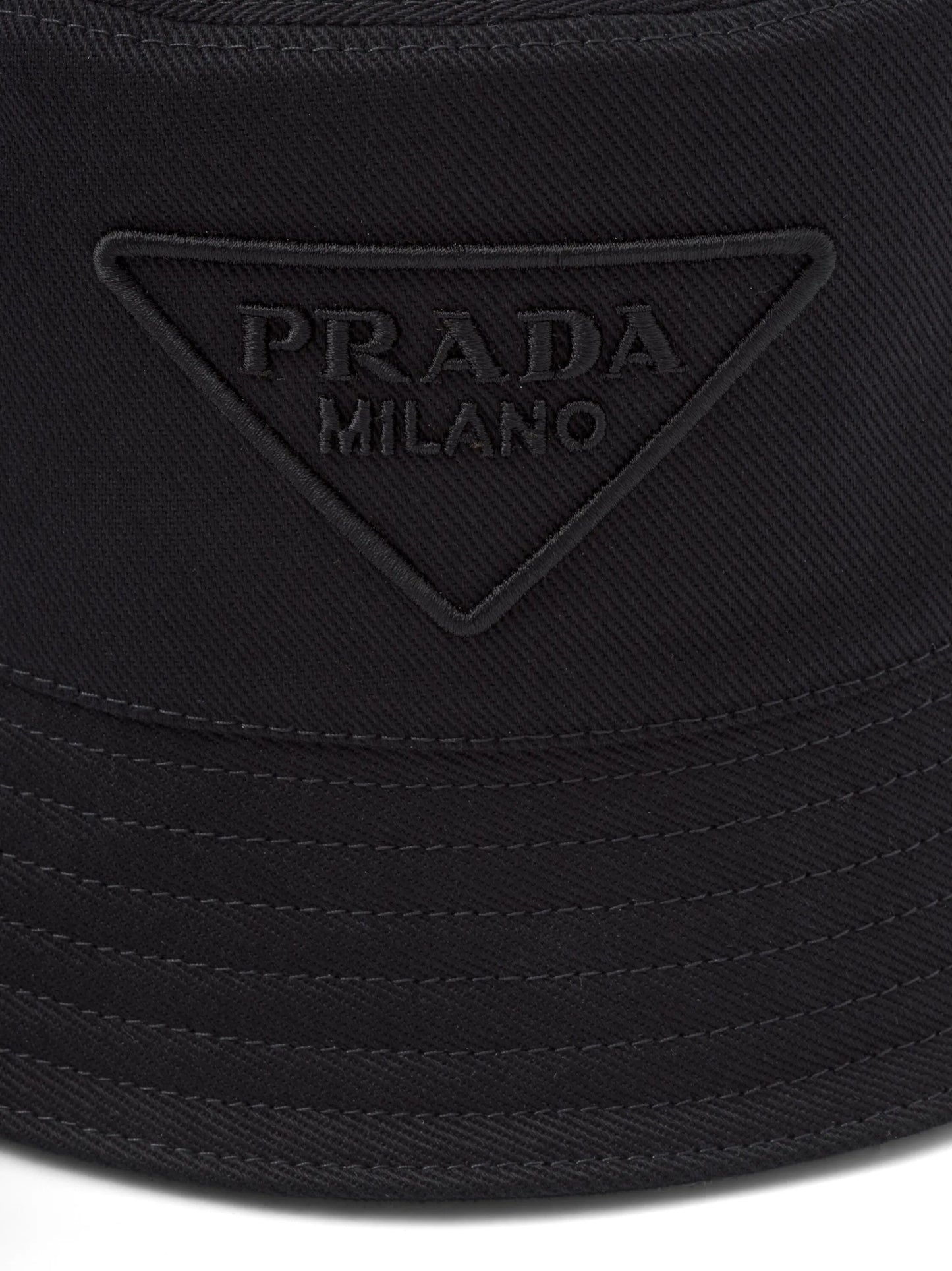 logo-embroidered bucket hat