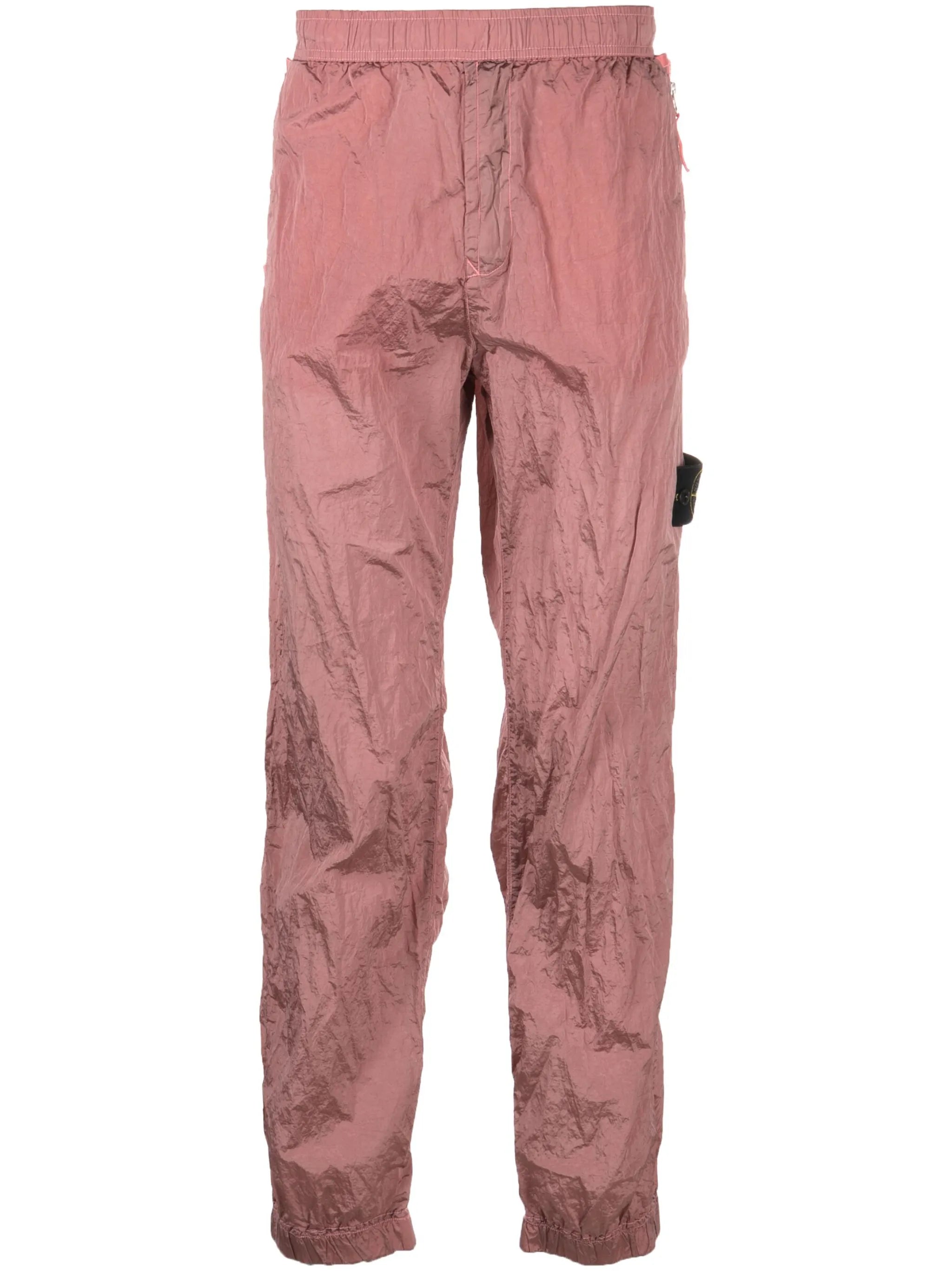 Compass-motif track trousers