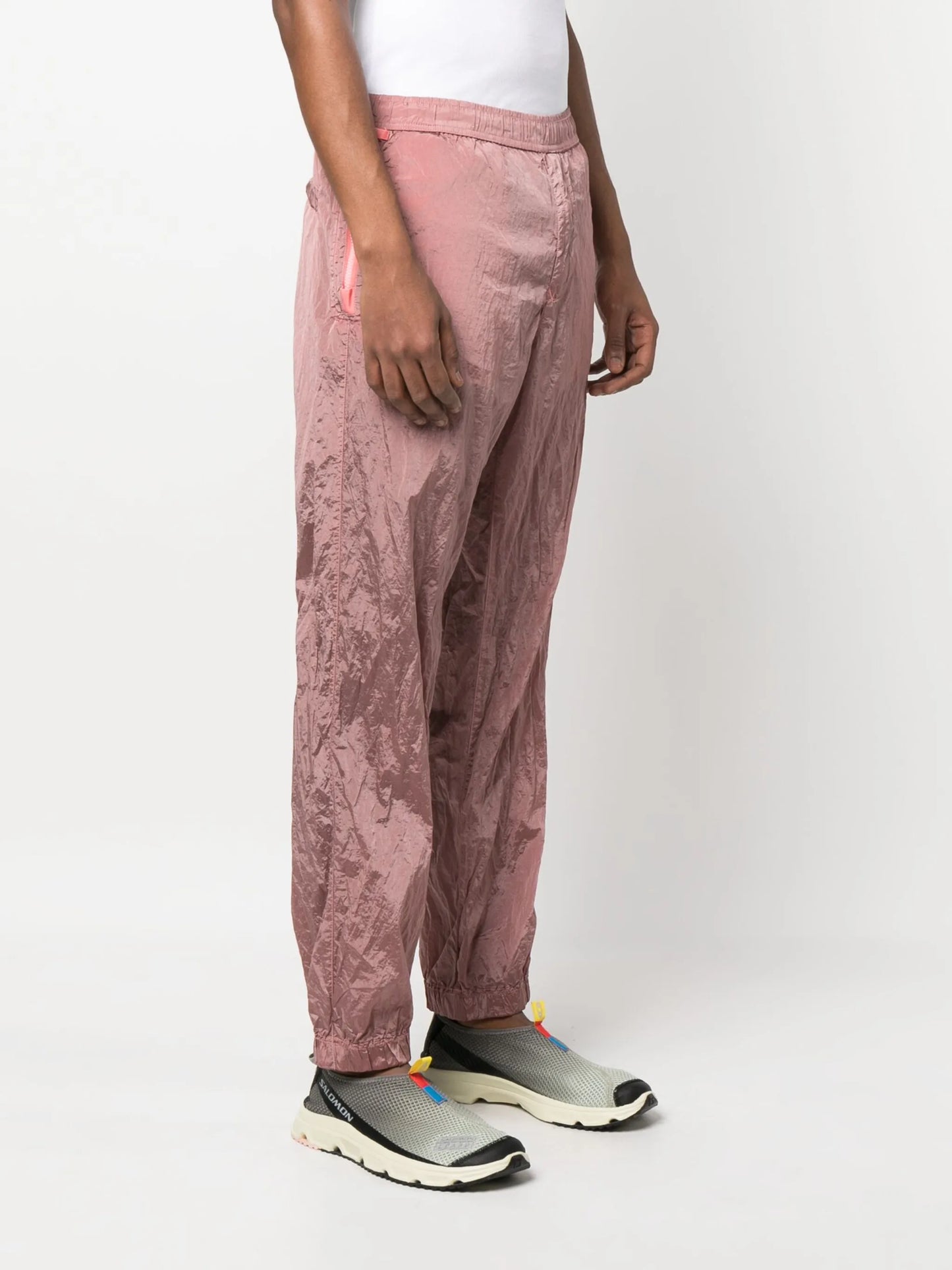 Compass-motif track trousers