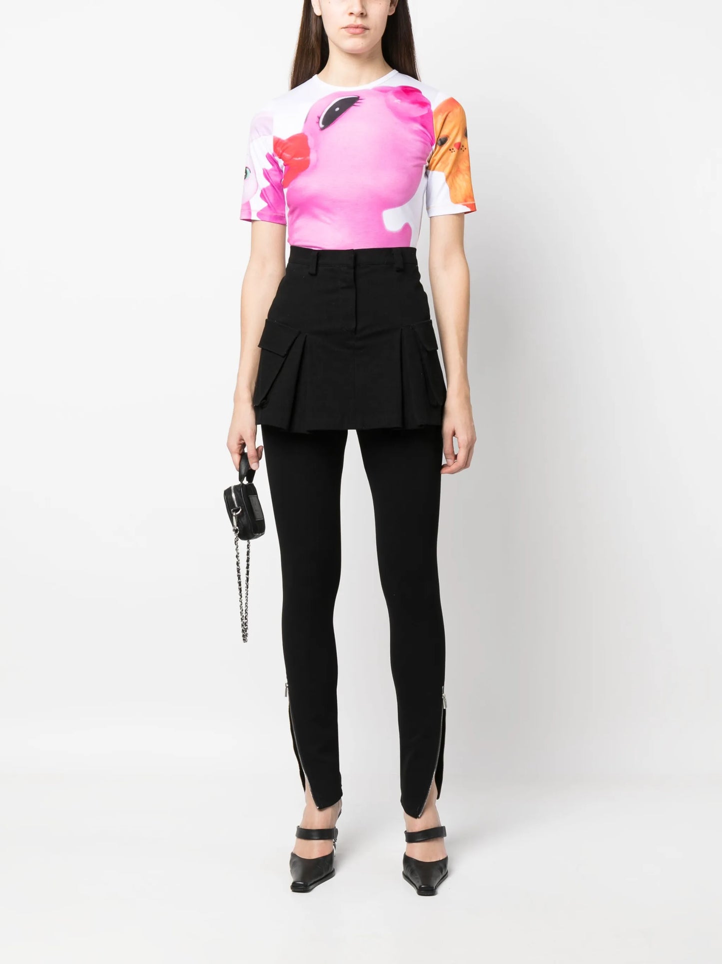 all-over graphic print T-shirt