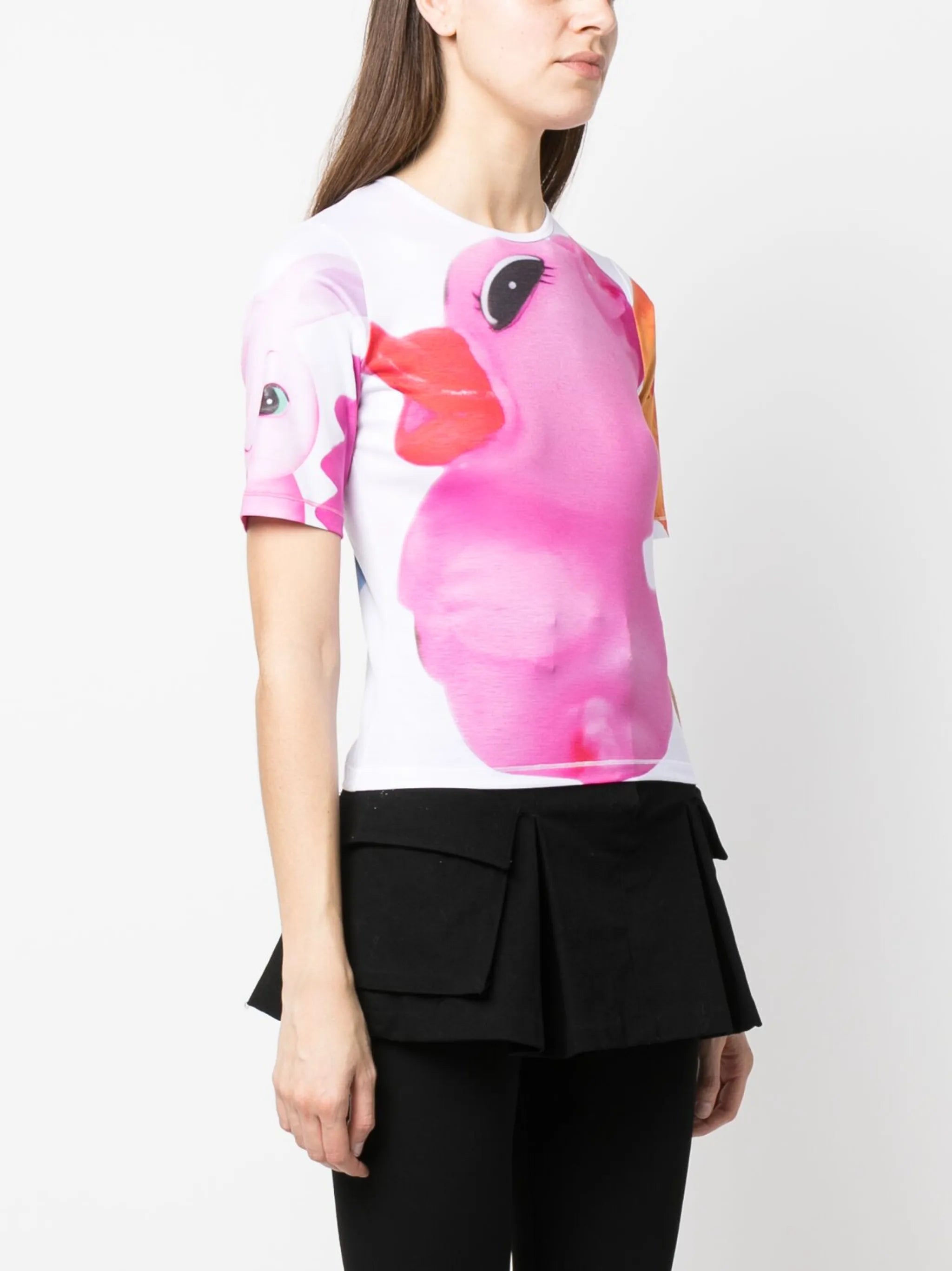all-over graphic print T-shirt