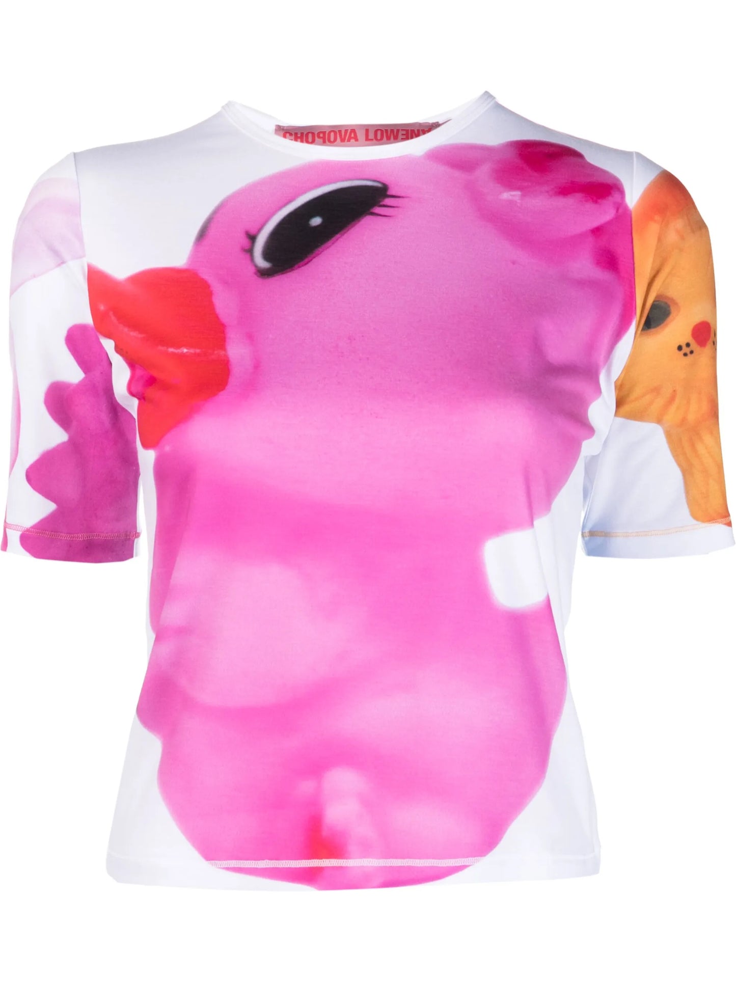 all-over graphic print T-shirt