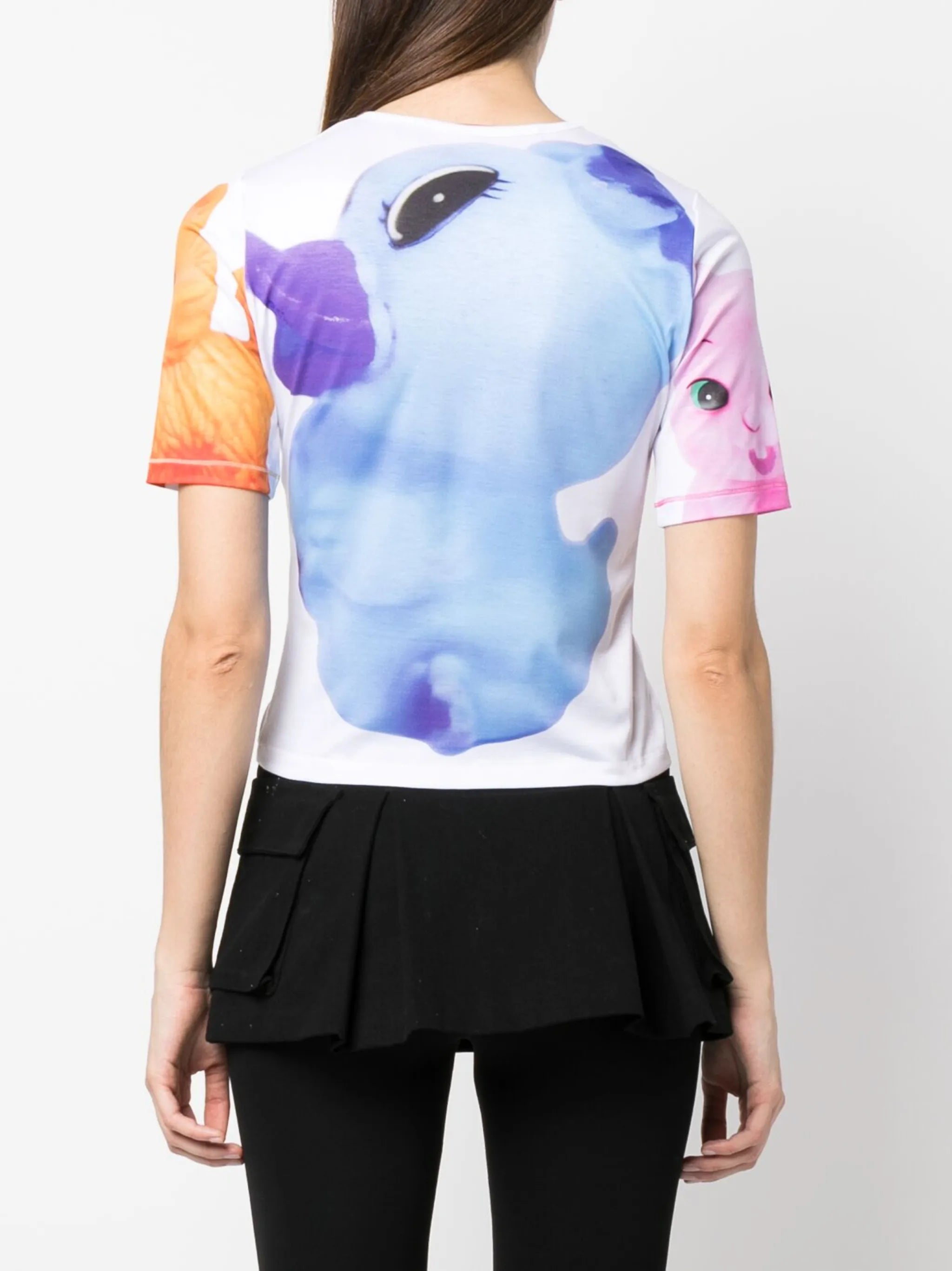 all-over graphic print T-shirt