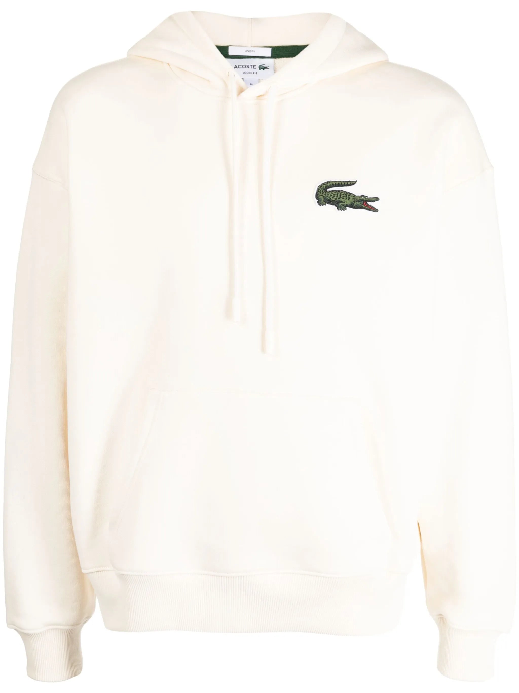 logo-patch stretch-cotton hoodie