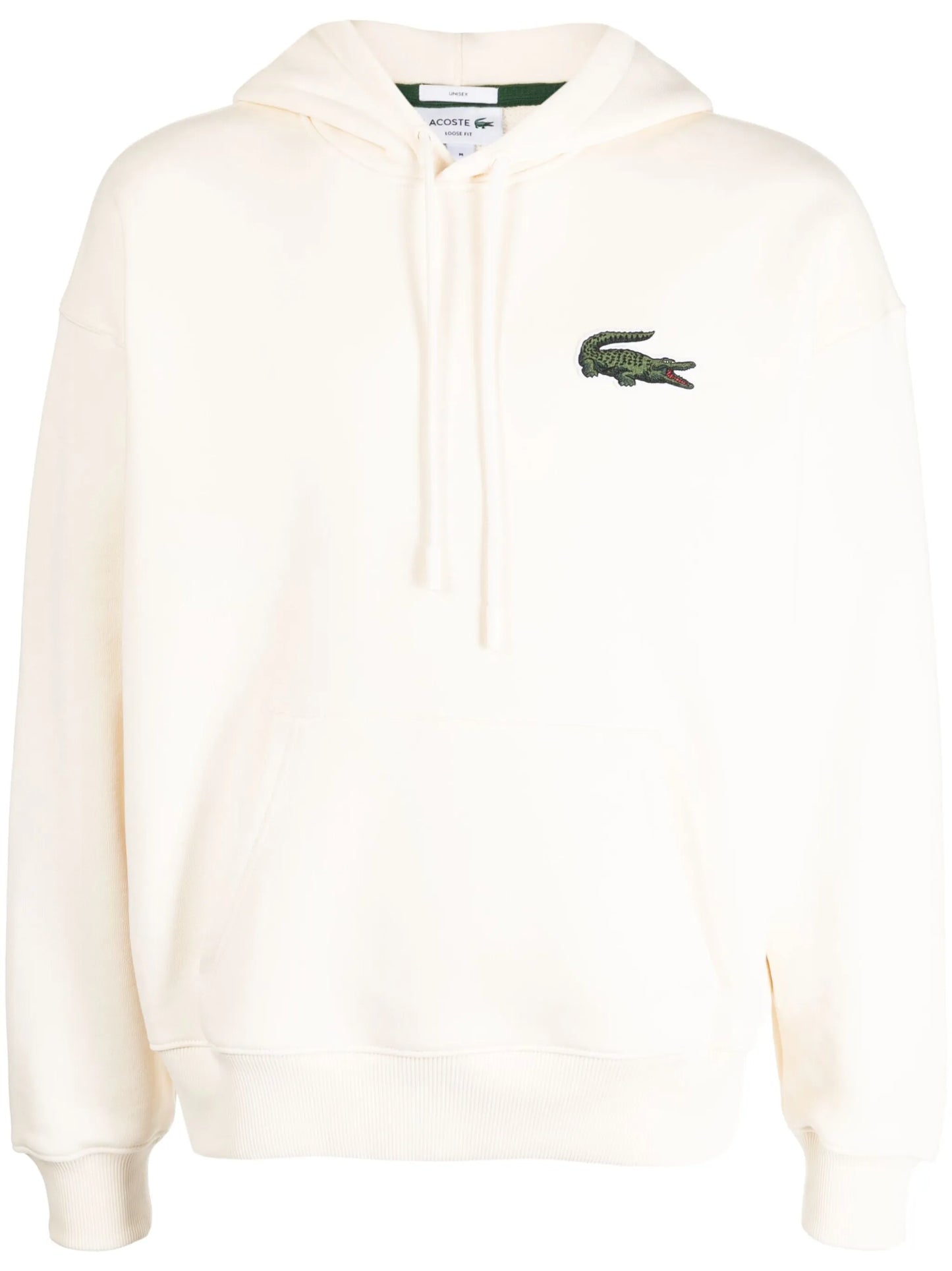 logo-patch stretch-cotton hoodie