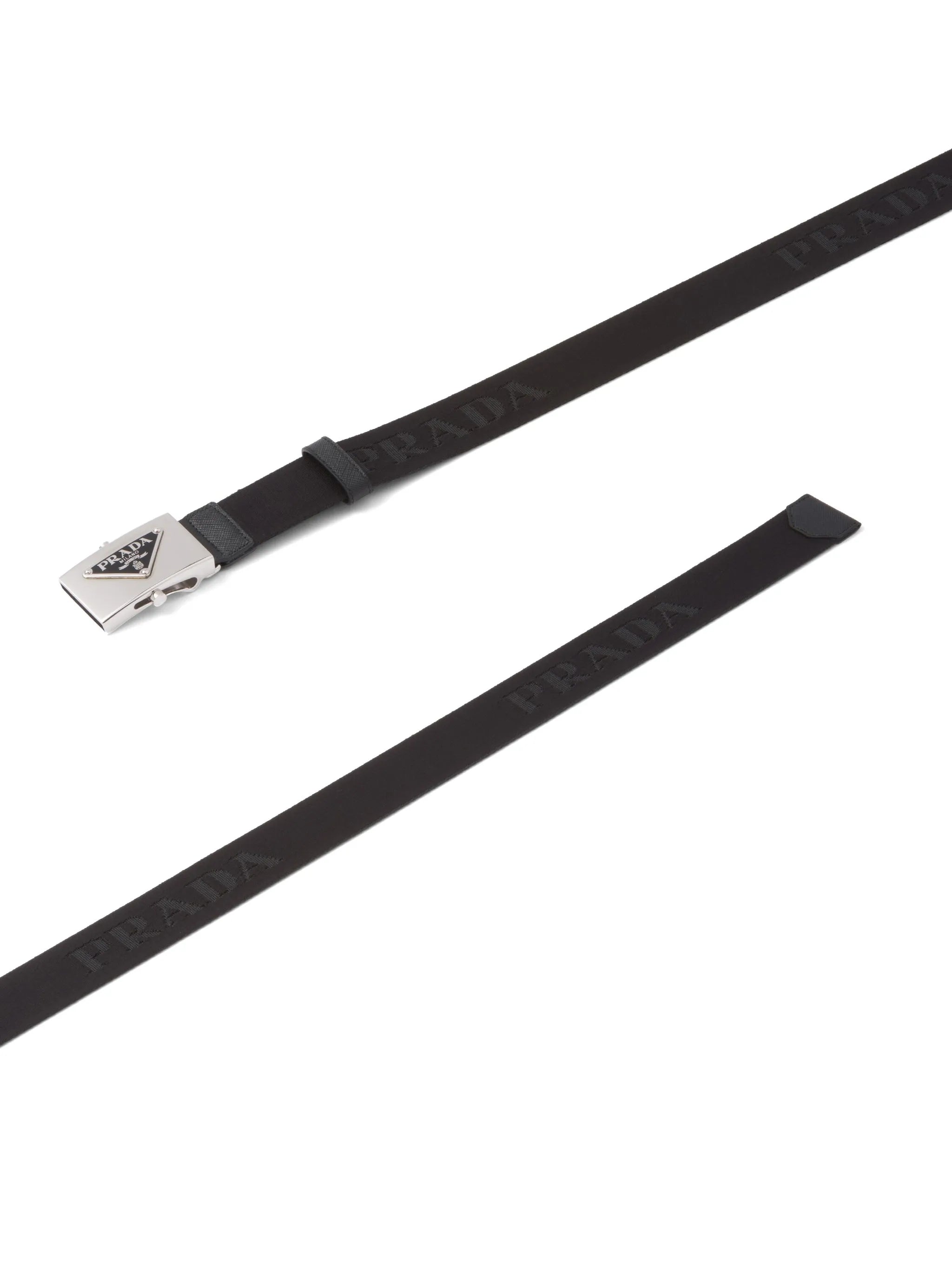 triangle-logo woven belt