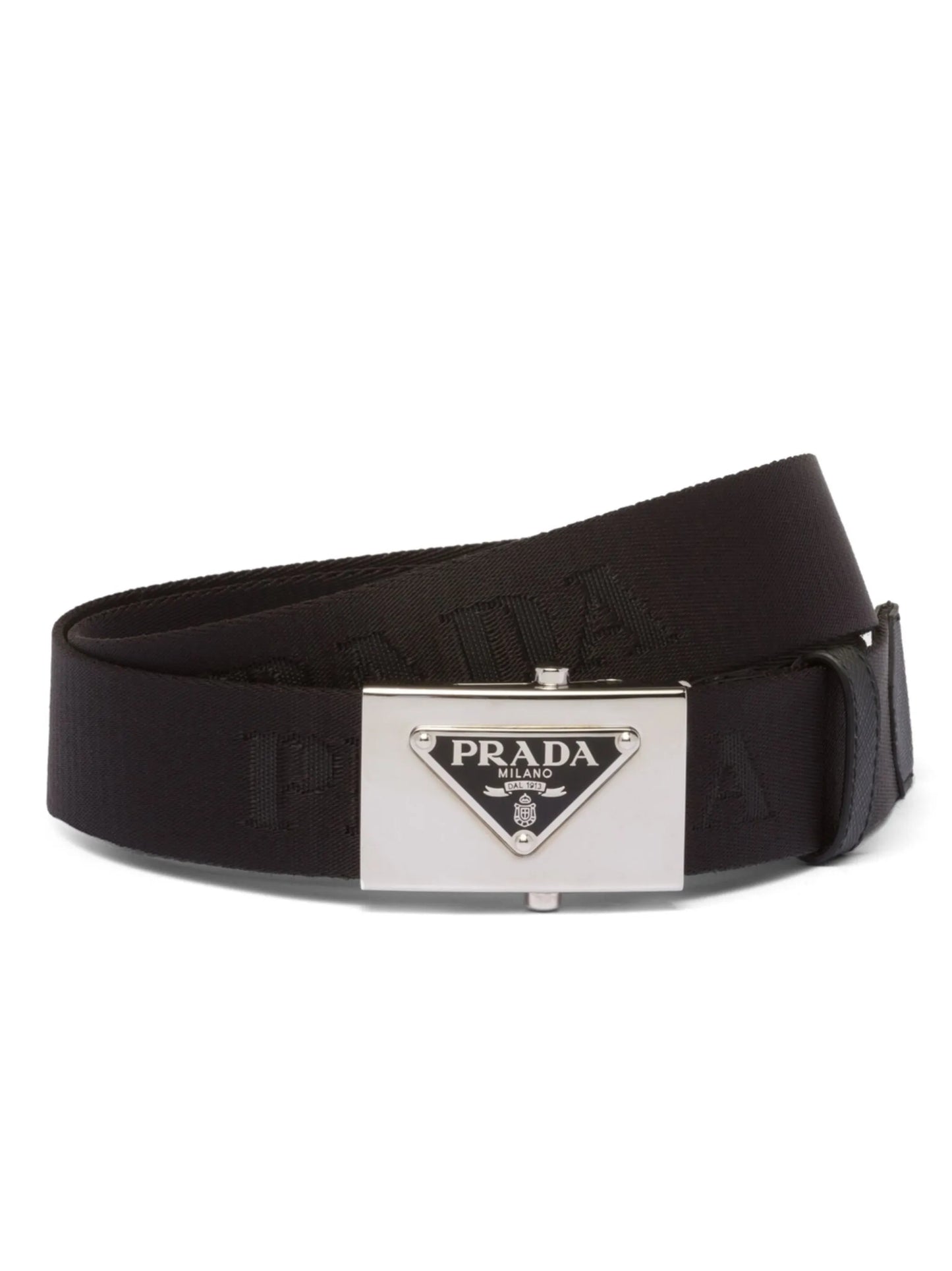 triangle-logo woven belt