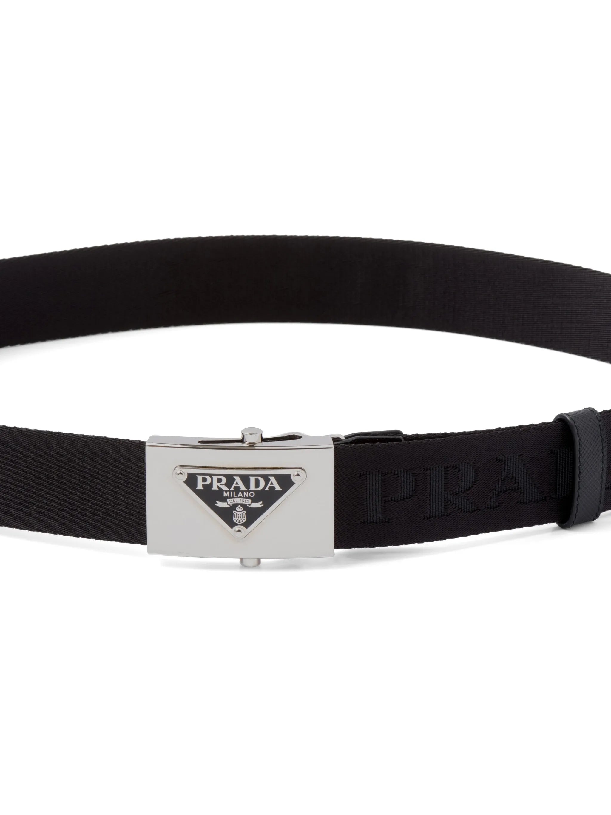 triangle-logo woven belt