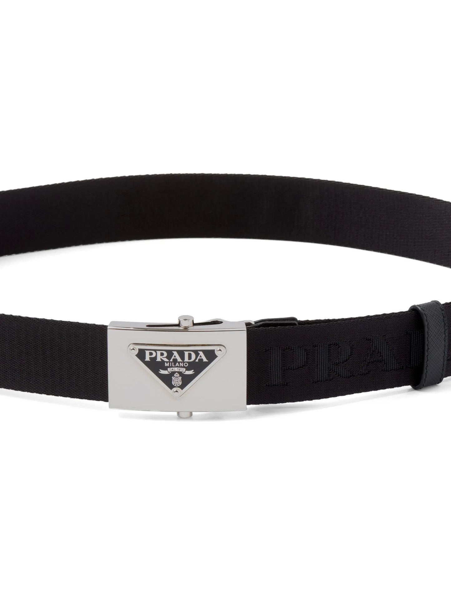 triangle-logo woven belt