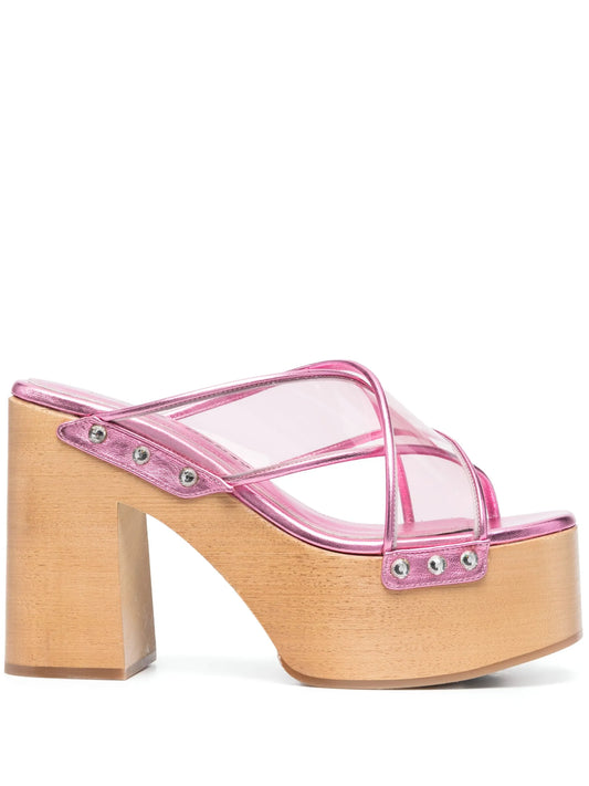 115mm open-toe mules