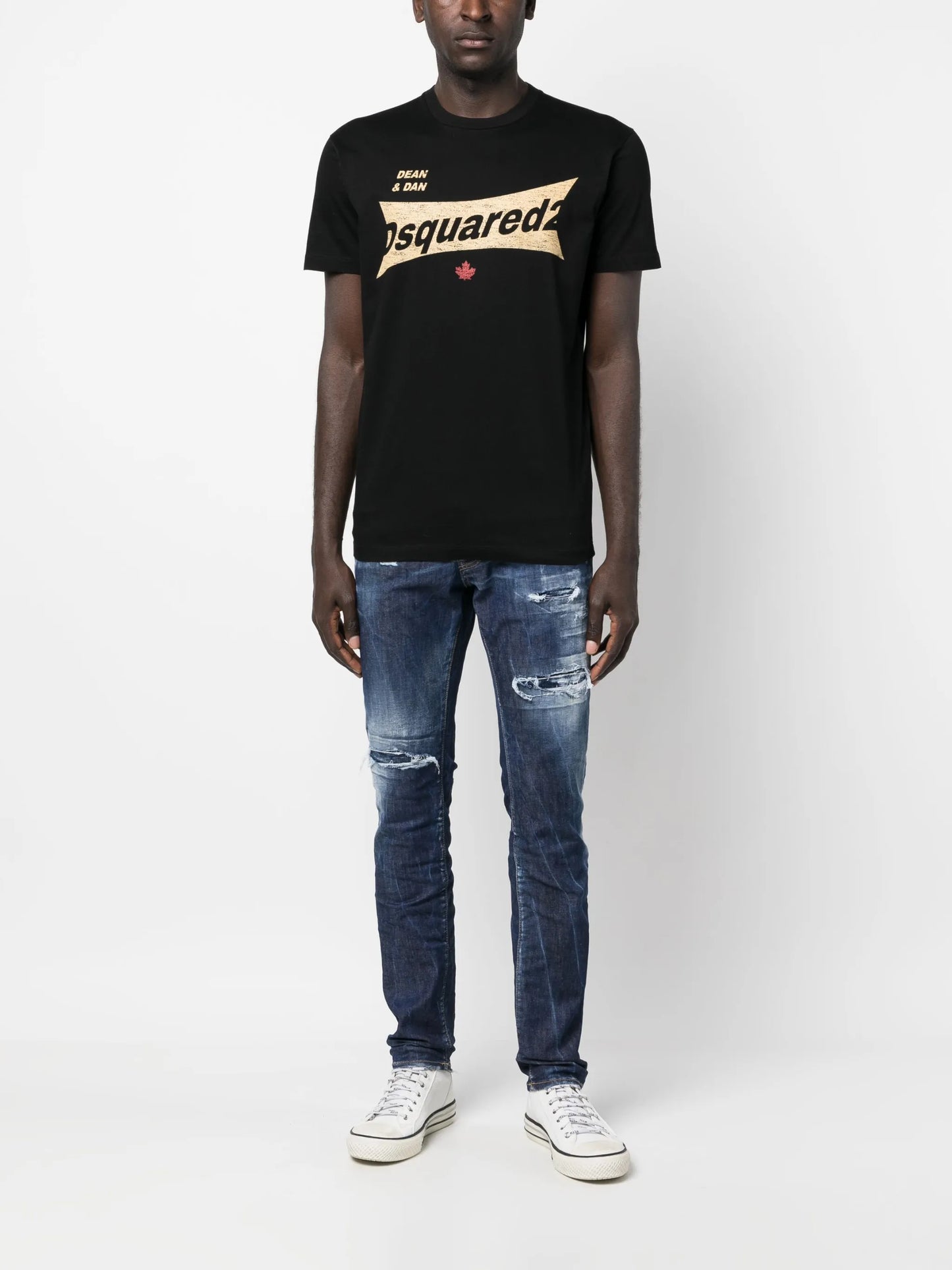 logo-print cotton T-shirt