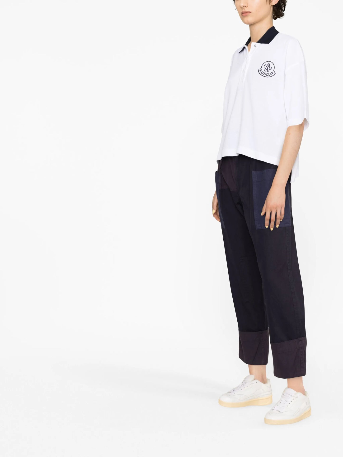 logo-embroidered polo shirt