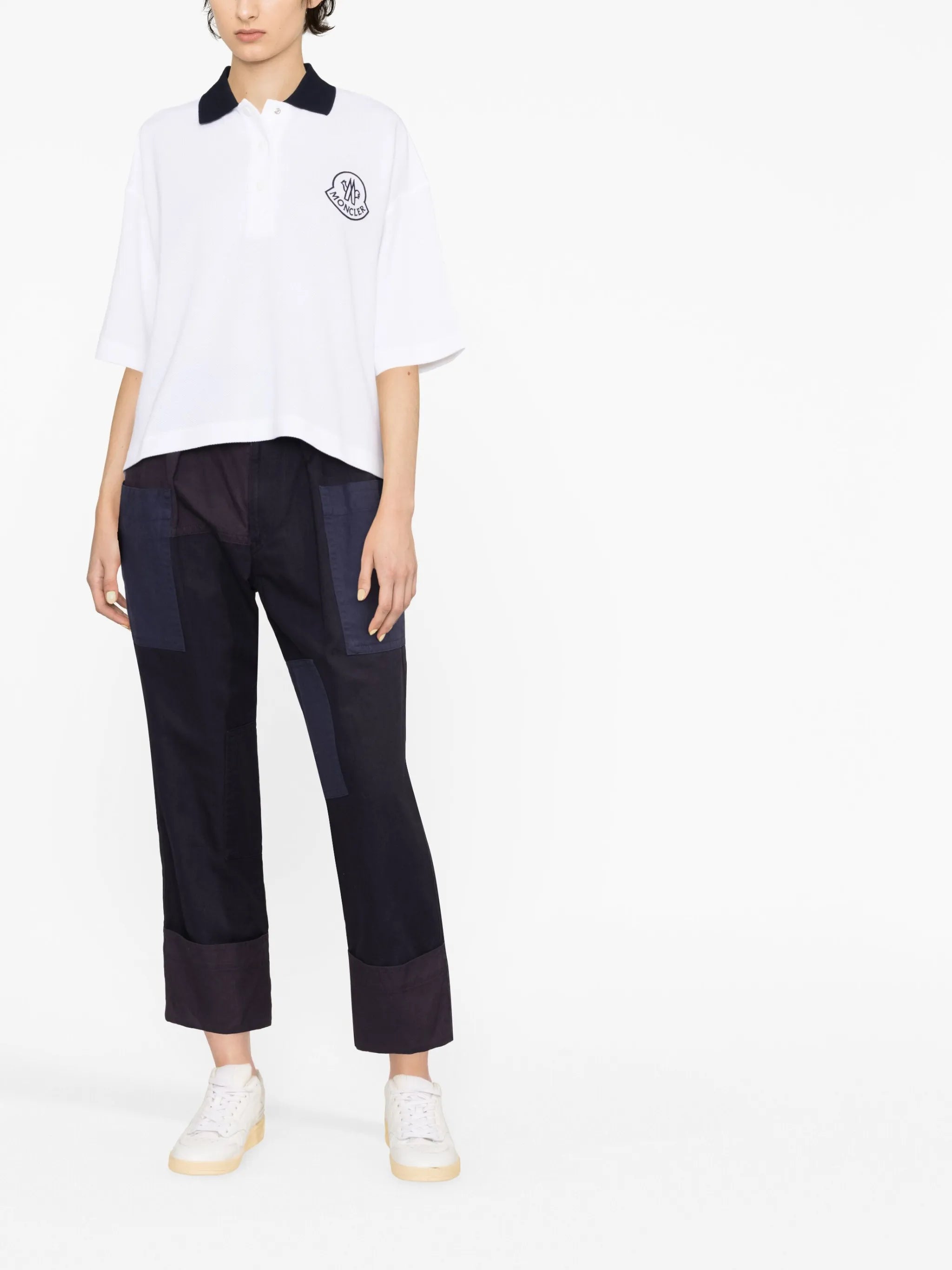 logo-embroidered polo shirt