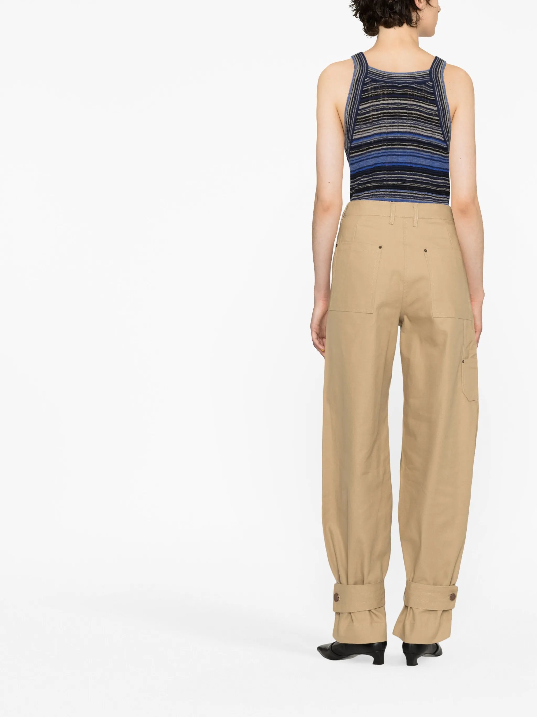 cotton cargo trousers