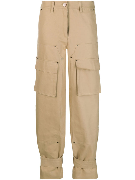 cotton cargo trousers