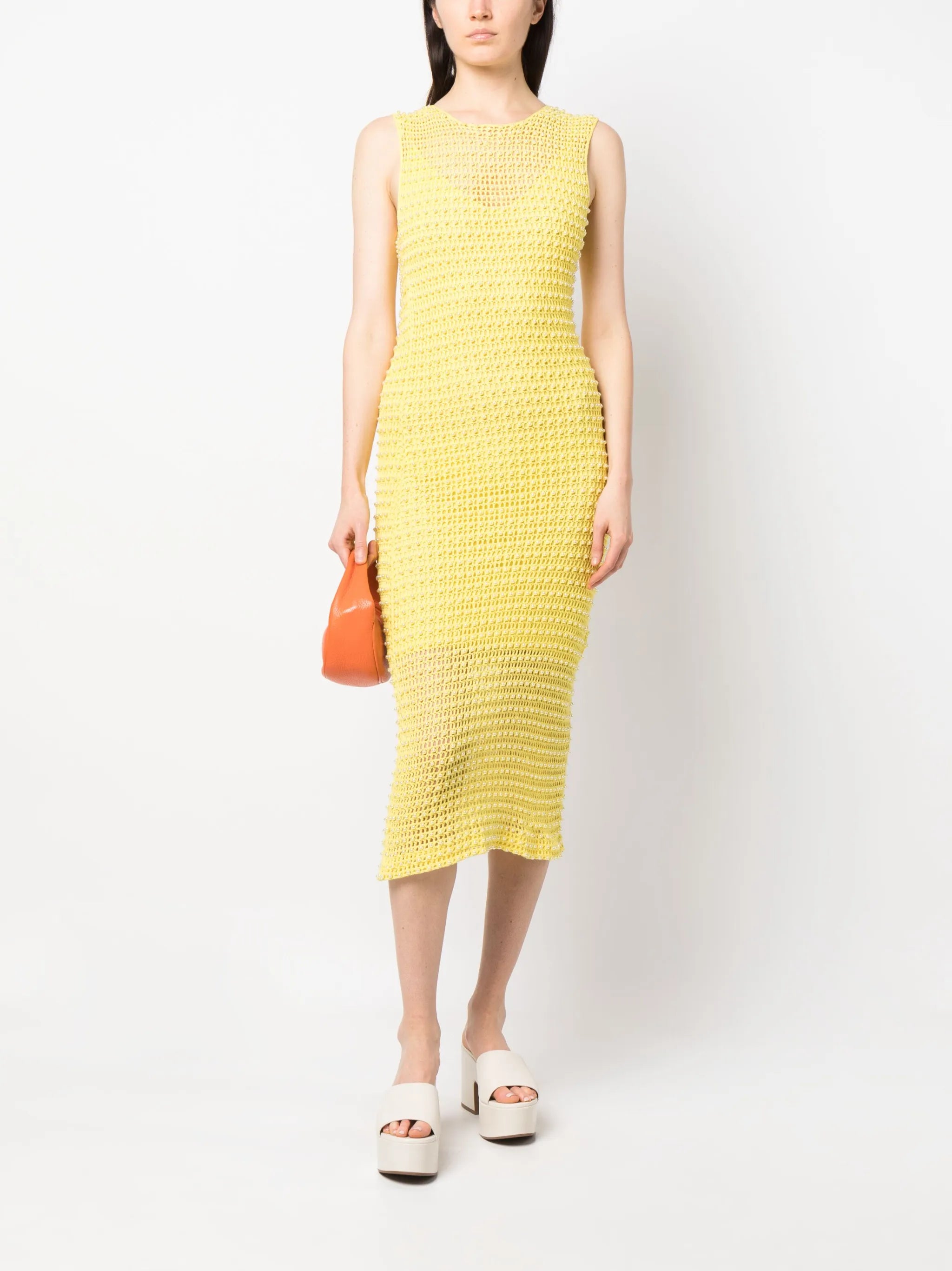Samina croché midi dress