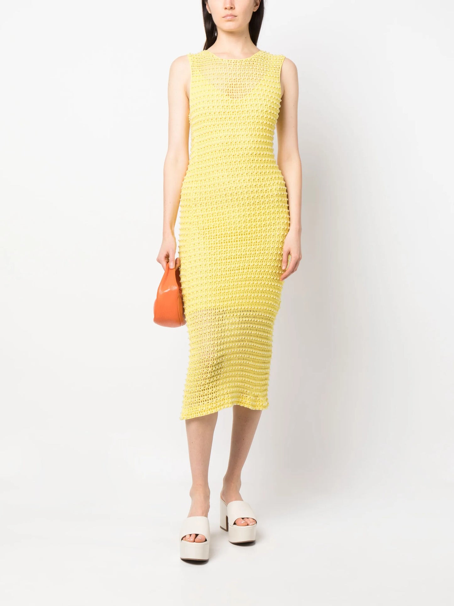 Samina croché midi dress